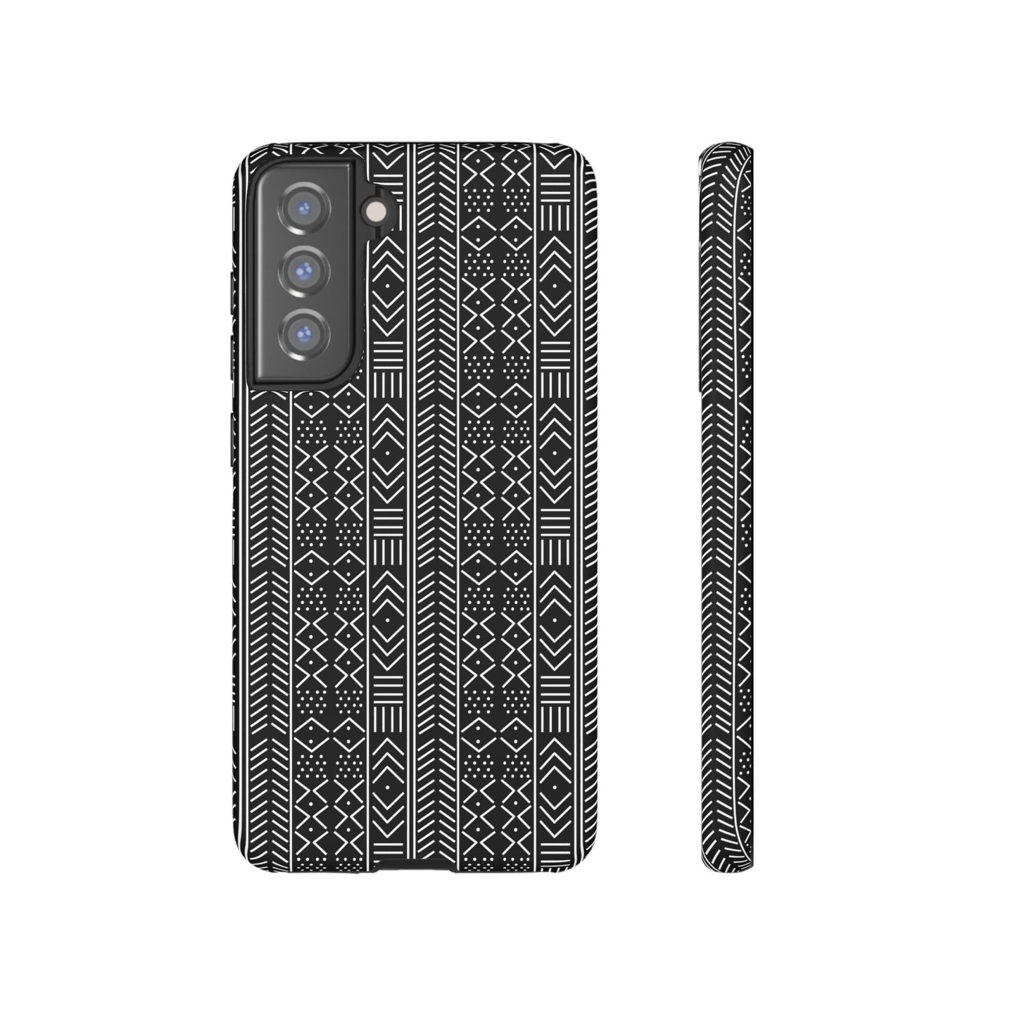 Black & White Mudcloth Samsung Tough Cases | African Samsung Case | Afrocentric Samsung Case