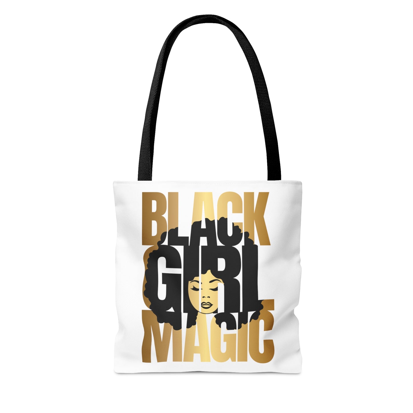Black Girl Magic White Tote Bag