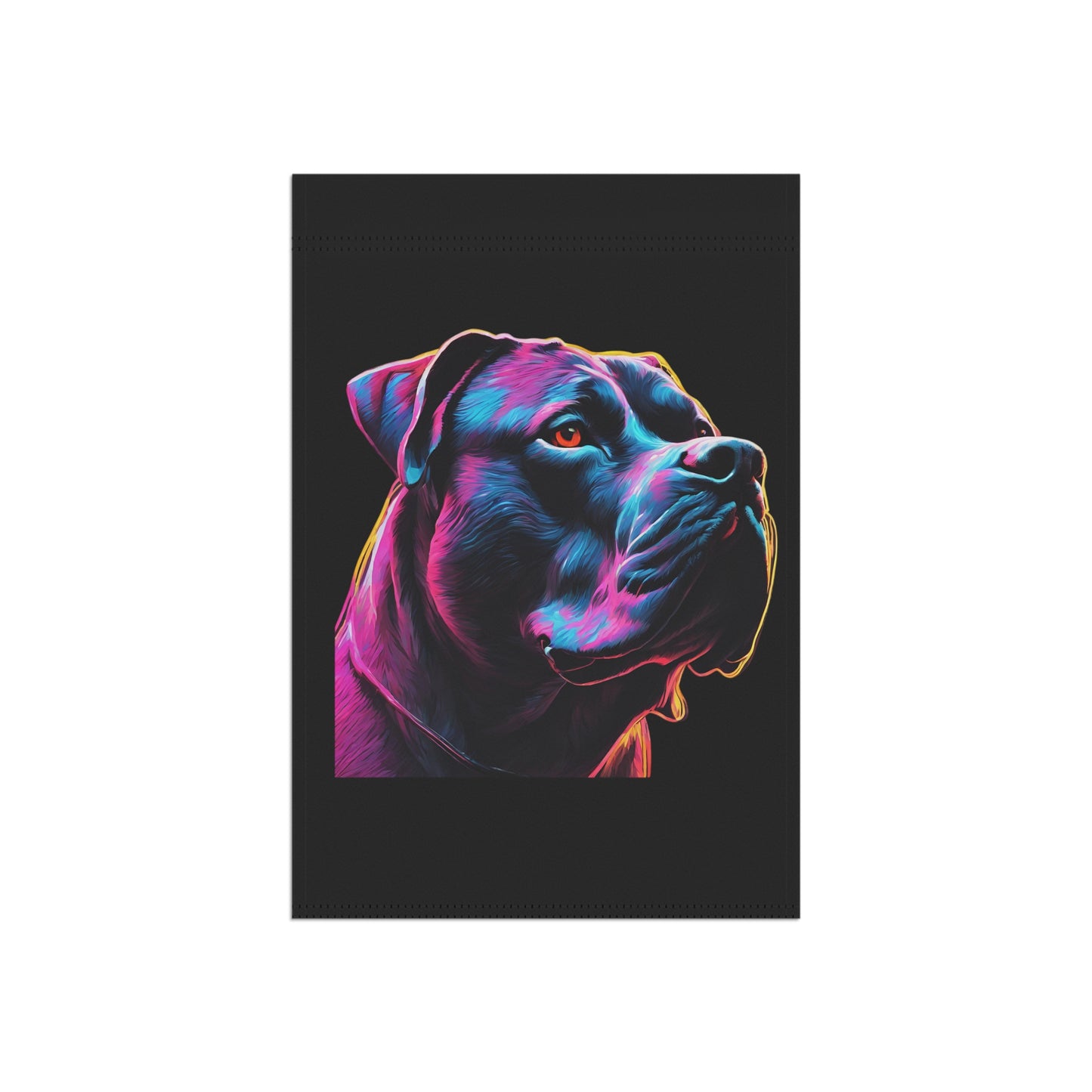 Neon Cane Corso Home Flag | House Banner | Dog Gifts | Yard Gifts | Yard Flag | Dog Banner