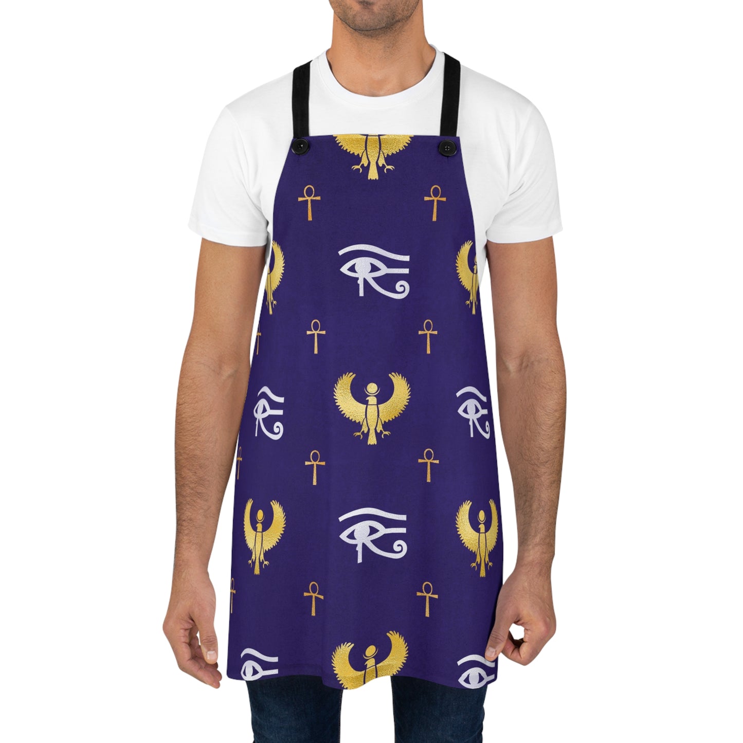 Blue Egyptian Apron