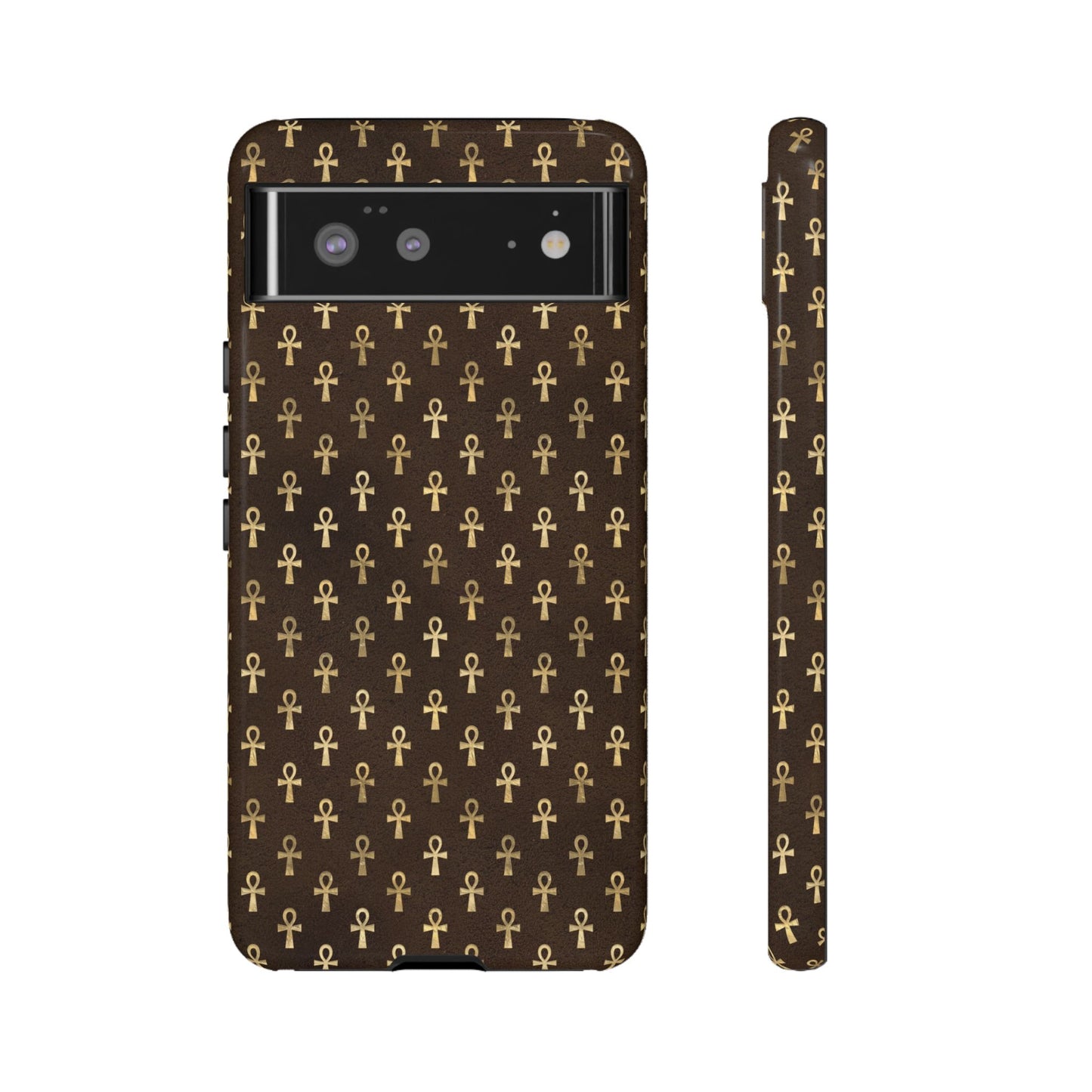 Brown Ankh Google Pixel Tough Cases | Egyptian Google Pixel Case | Ankh Google Pixel Case