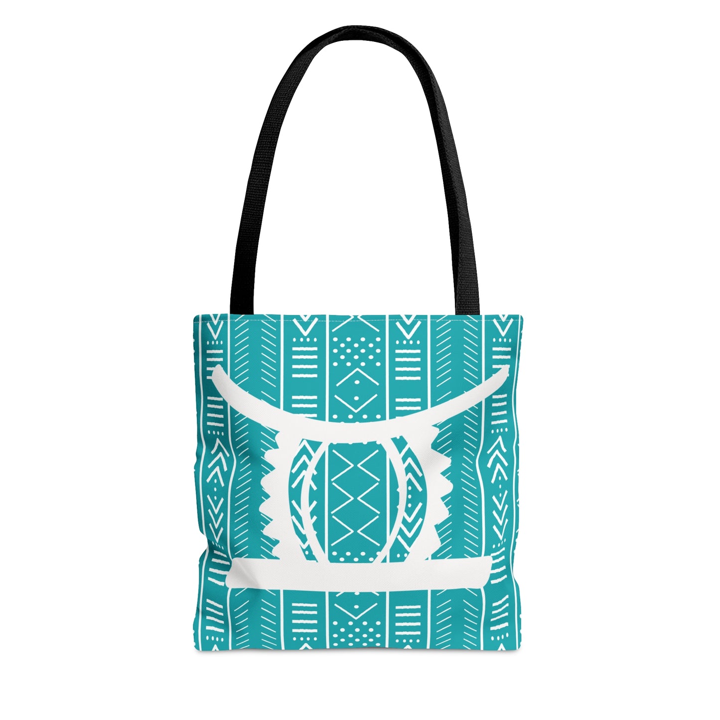 Teal Ohene Adwa (King's Stool)Tote Bag