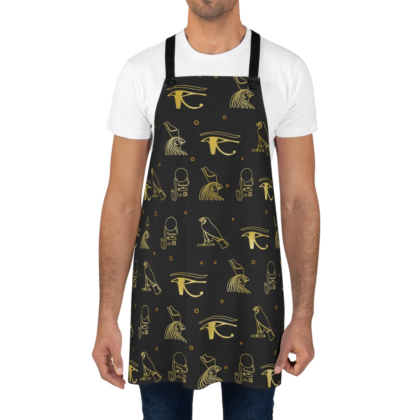 Black Egyptian Apron