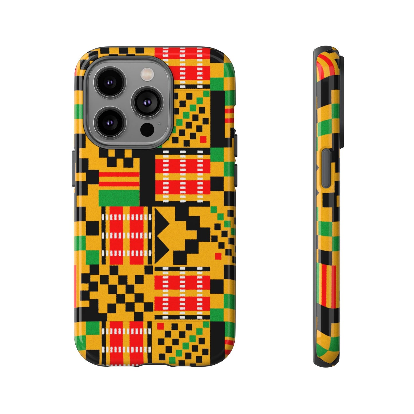 iPhone Kente Tough Cases | Ankara iPhone Case | Afrocentric iPhone Case