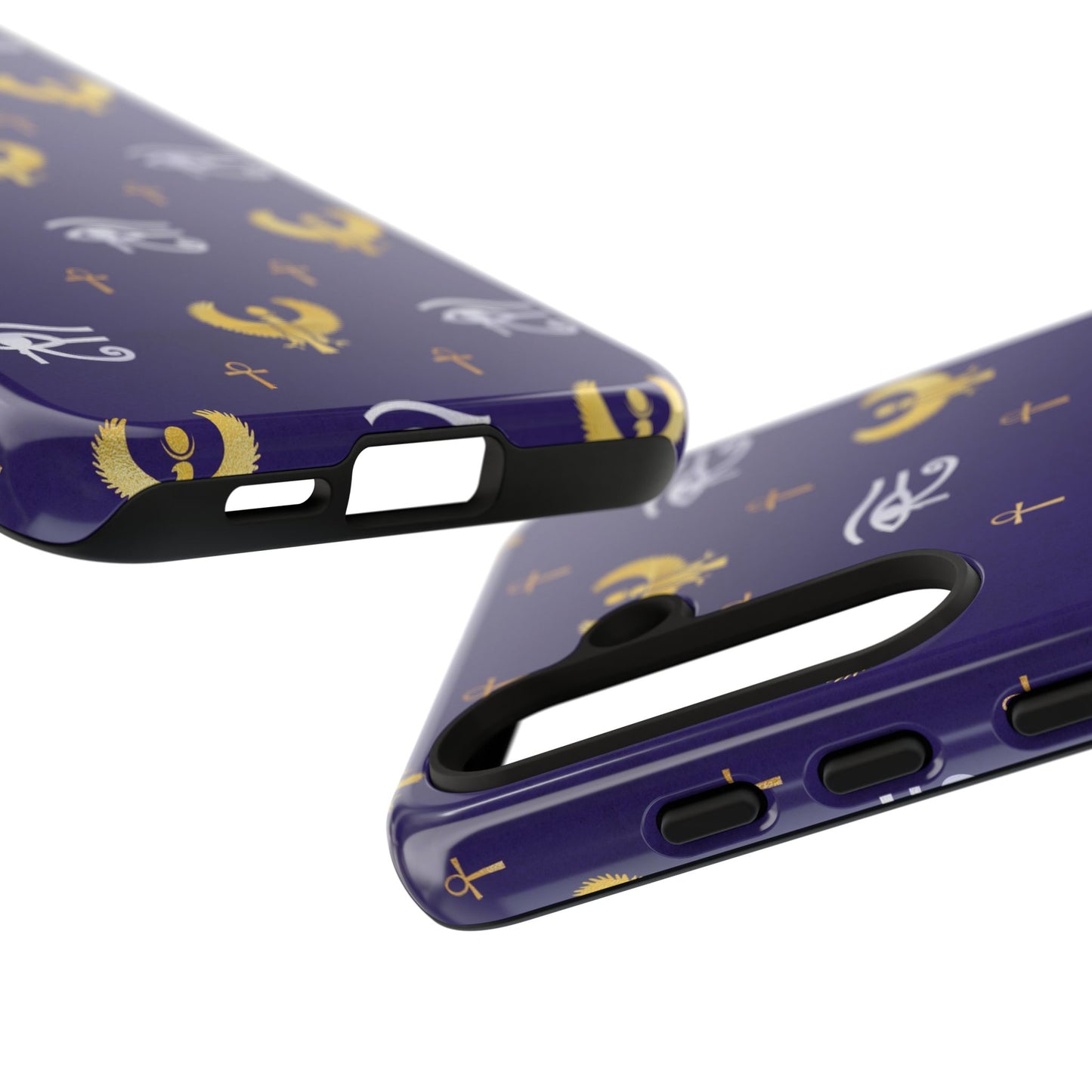 Blue Gold Egyptian Samsung Tough Cases | African Samsung Case | Afrocentric Samsung Case | Egyptian Samsung Case