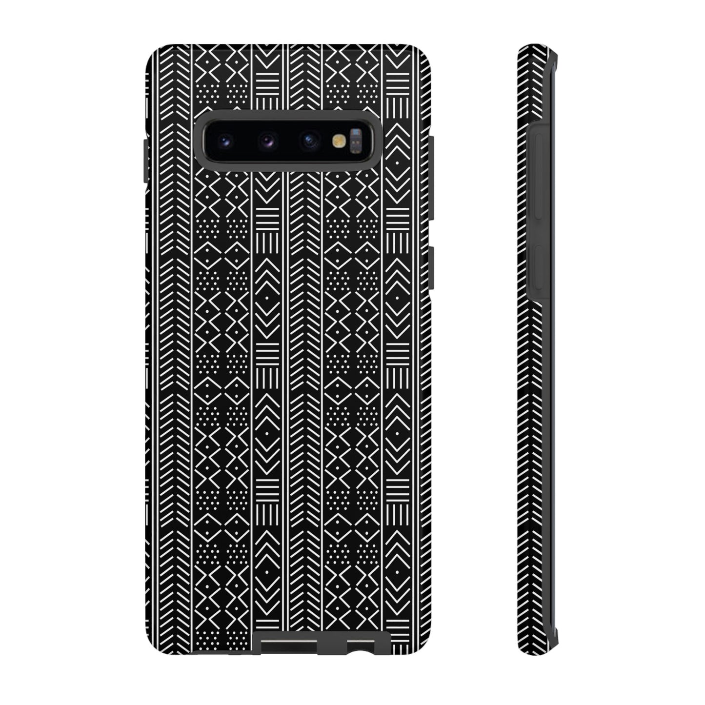 Black & White Mudcloth Samsung Tough Cases | African Samsung Case | Afrocentric Samsung Case