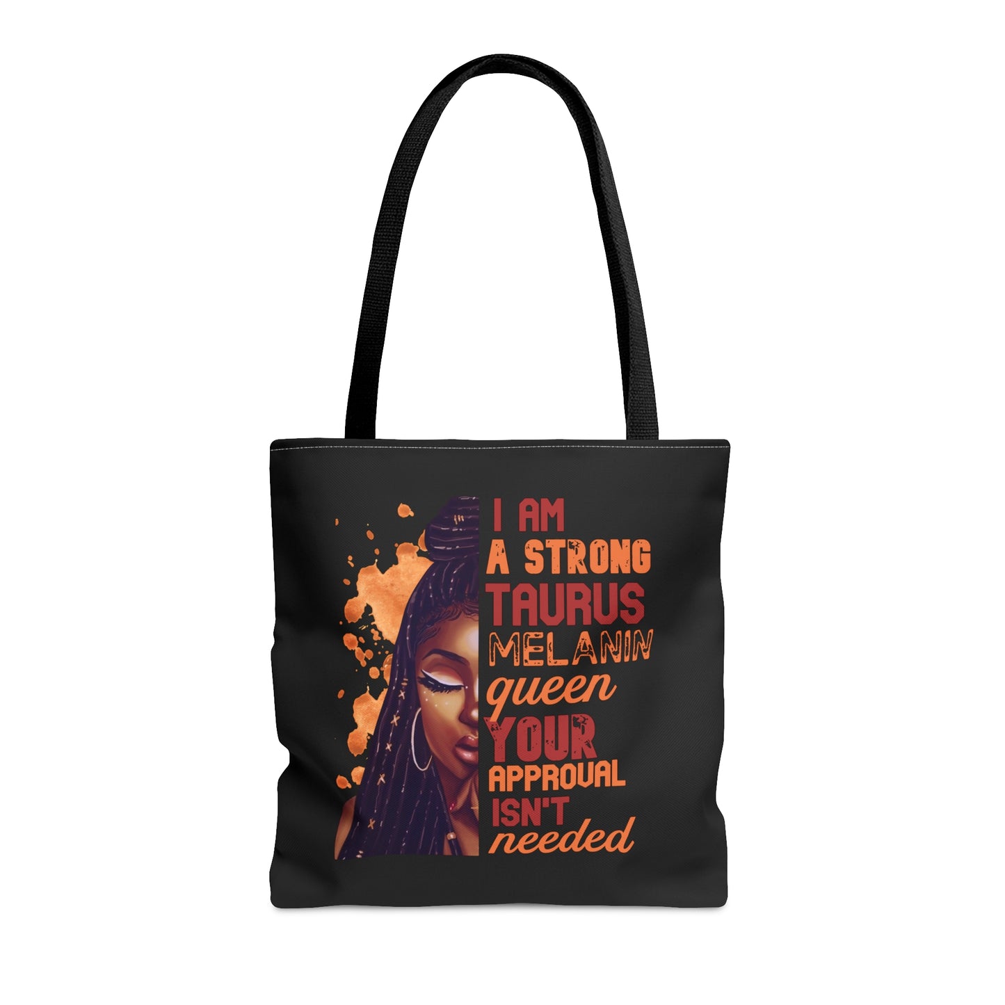 Taurus Melanin Queen Tote Bag