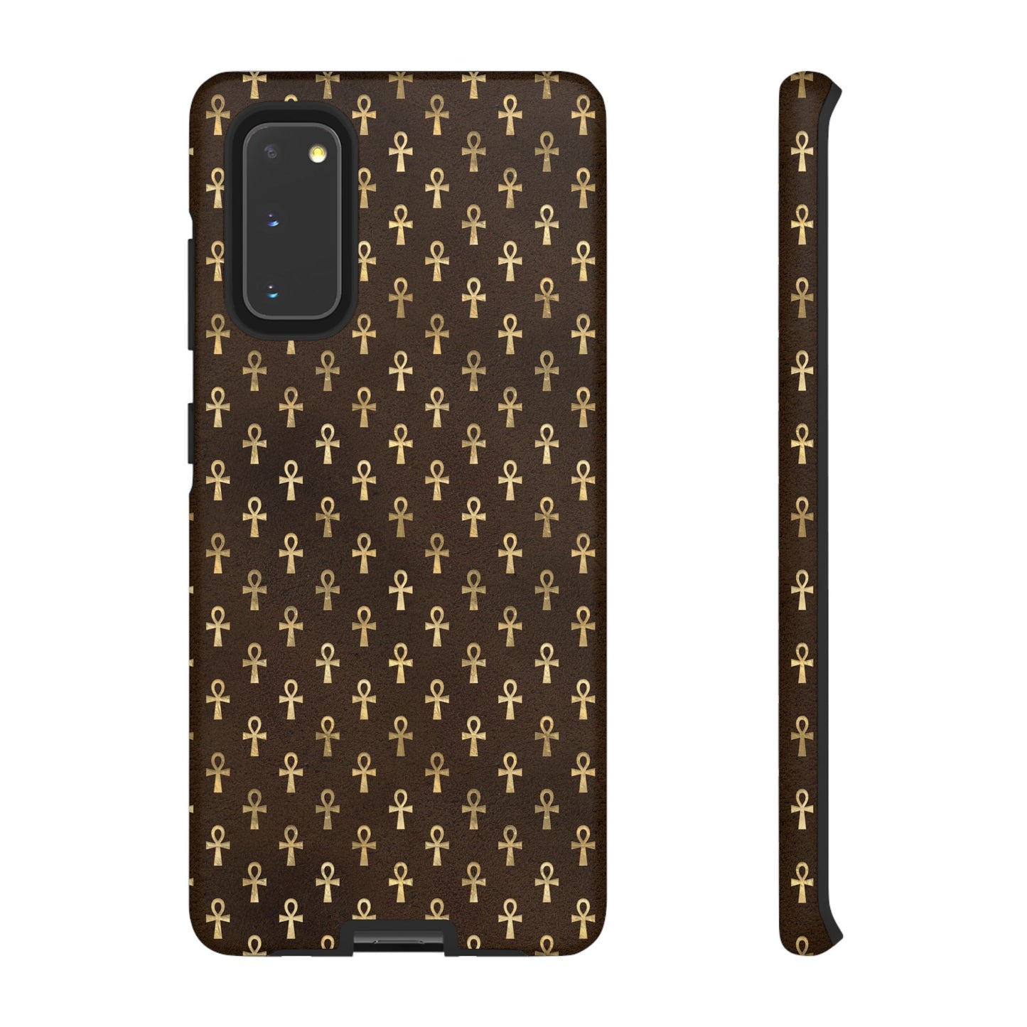 Brown Ankh Samsung Tough Cases | Egyptian Samsung Case | Ankh Samsung Case