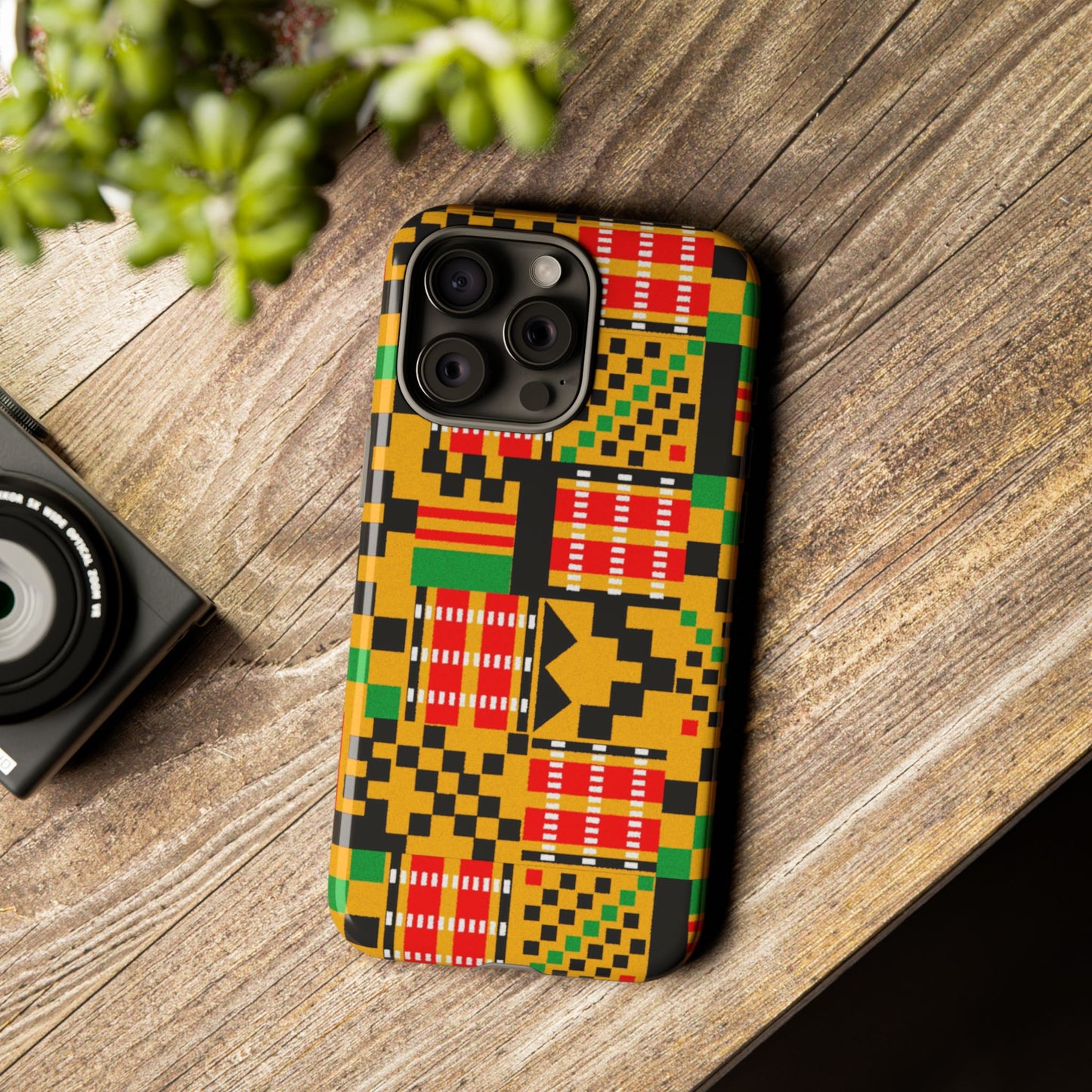 iPhone Kente Tough Cases | Ankara iPhone Case | Afrocentric iPhone Case