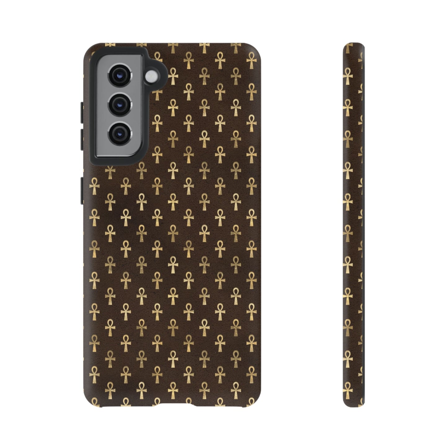 Brown Ankh Samsung Tough Cases | Egyptian Samsung Case | Ankh Samsung Case