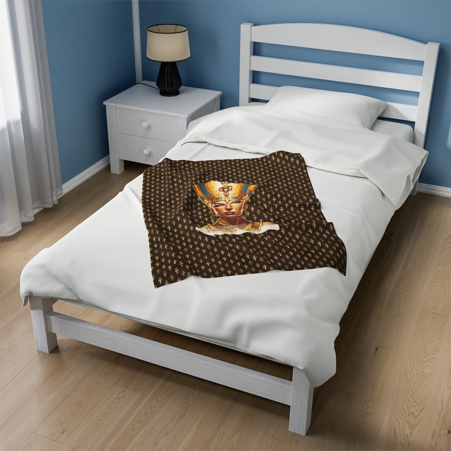 Nefertiti Queen Plush Blanket