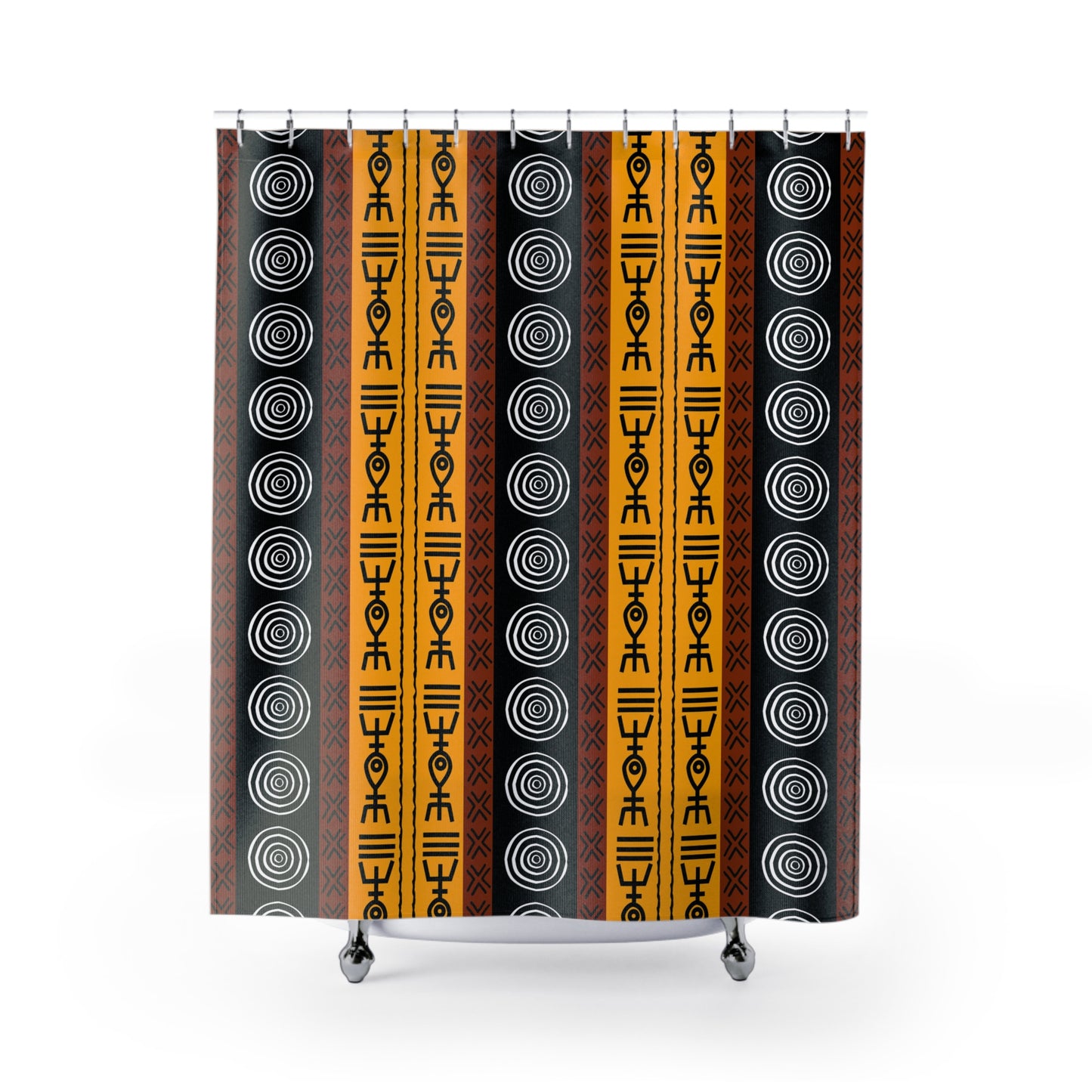 Tribal Mudcloth Design Shower Curtain