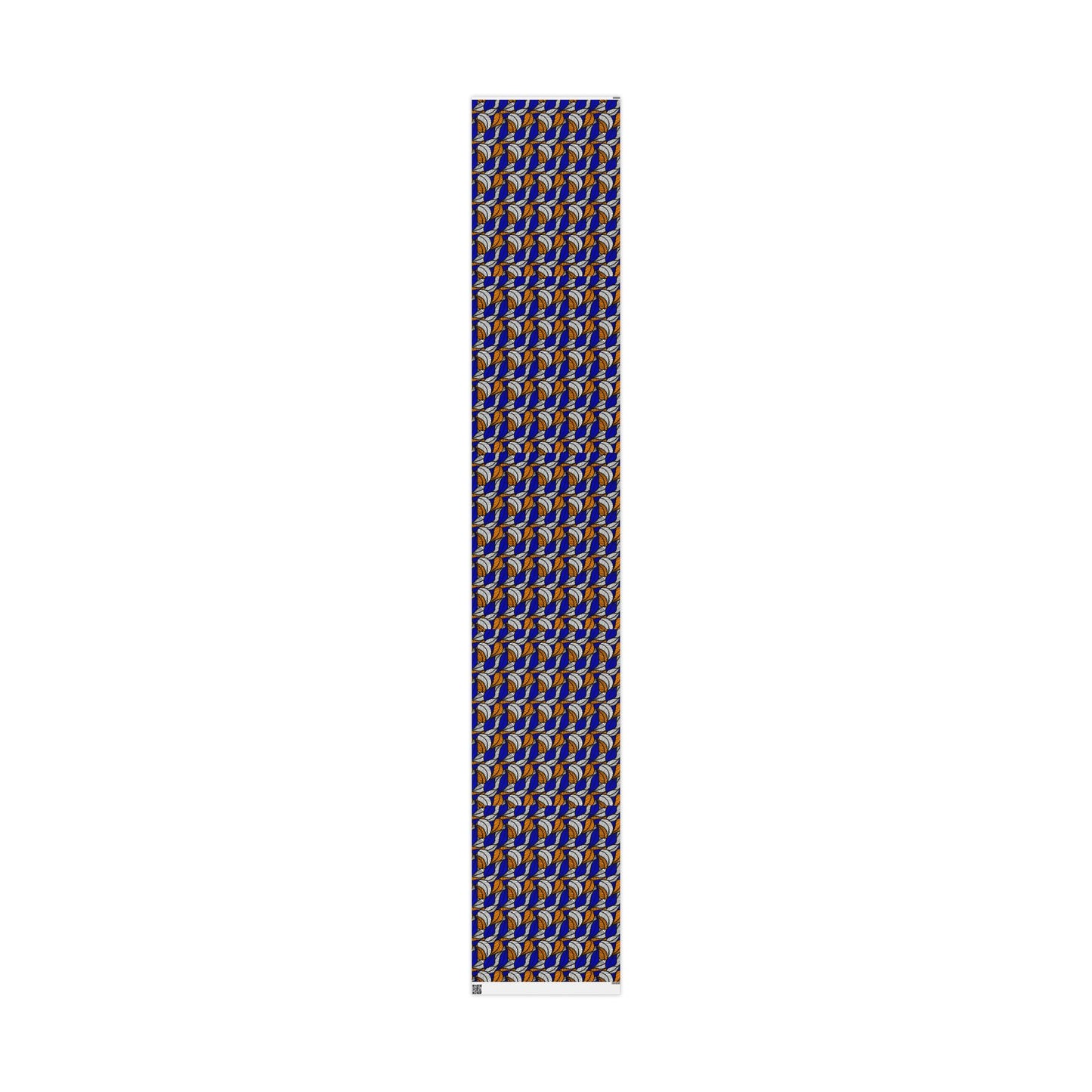 Blue Leaf Ankara Wrapping Papers | African Wrapping Paper | Afrocentric Wrapping Paper