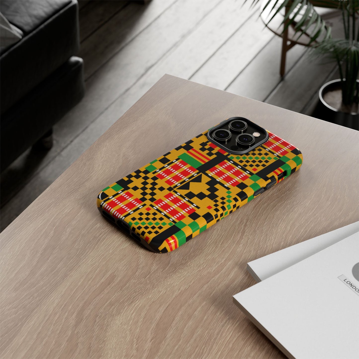 iPhone Kente Tough Cases | Ankara iPhone Case | Afrocentric iPhone Case