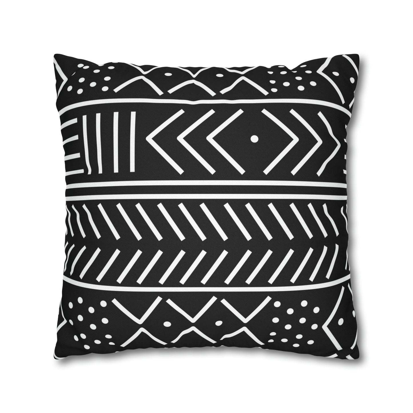 Tribal Square Pillow Case | Afrocentric Pillow Case | Mudcloth Pillow Case