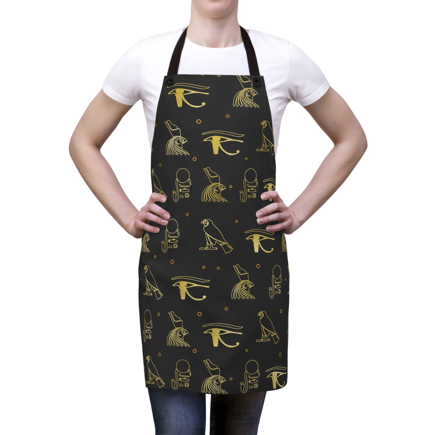 Black Egyptian Apron