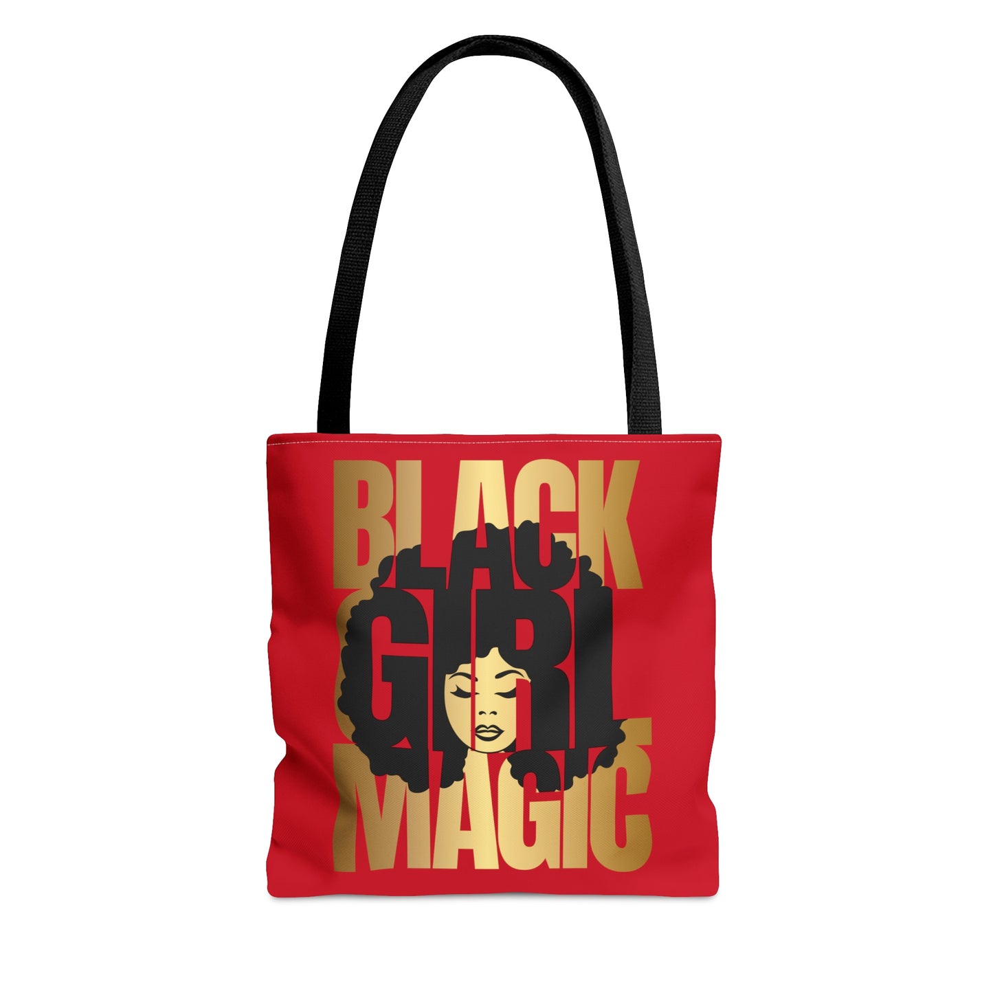 Red Black Girl Magic Tote Bag