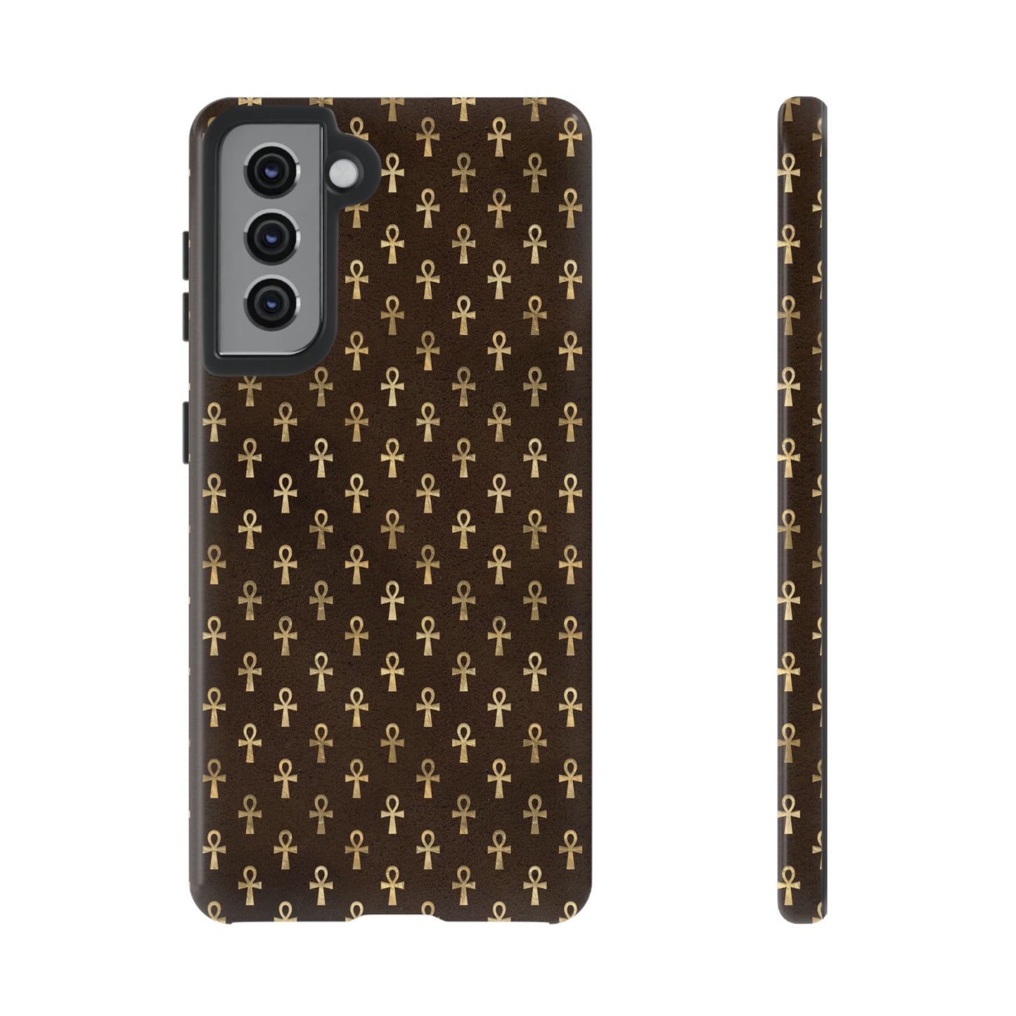 Brown Ankh Samsung Tough Cases | Egyptian Samsung Case | Ankh Samsung Case