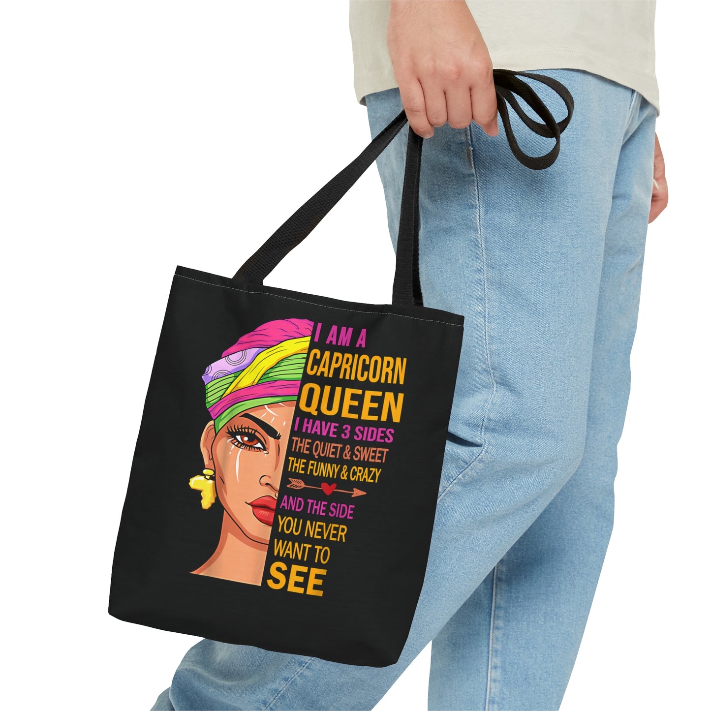 I Am A Capricorn Queen Tote Bag
