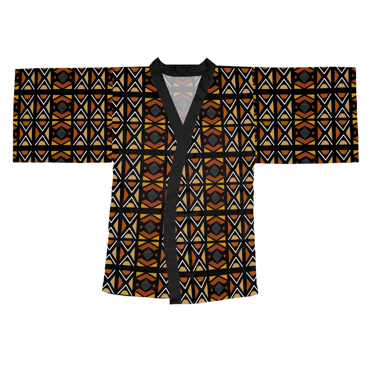 Mudcloth Inspired Kimono Robe