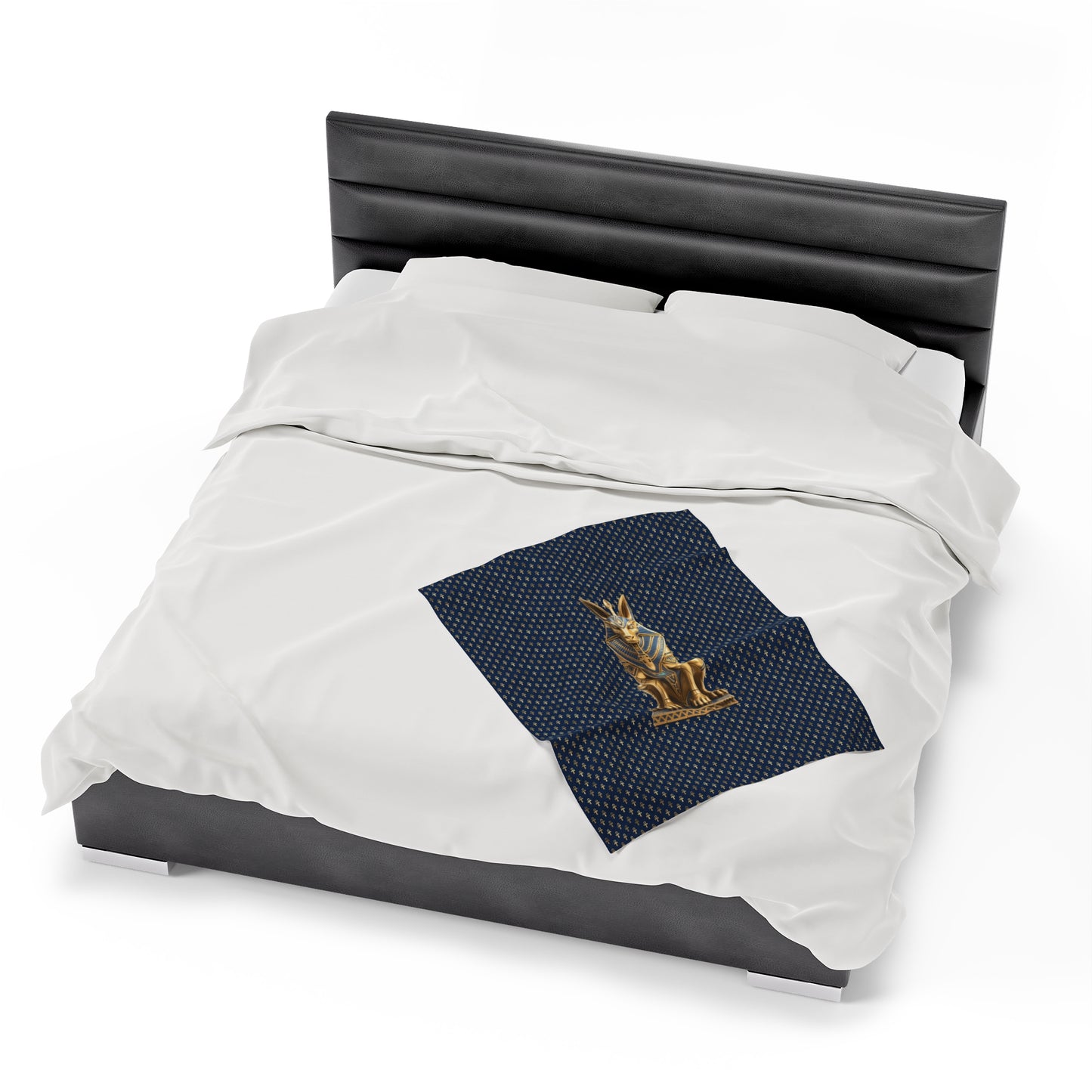 Anubis Egyptian Plush Blanket