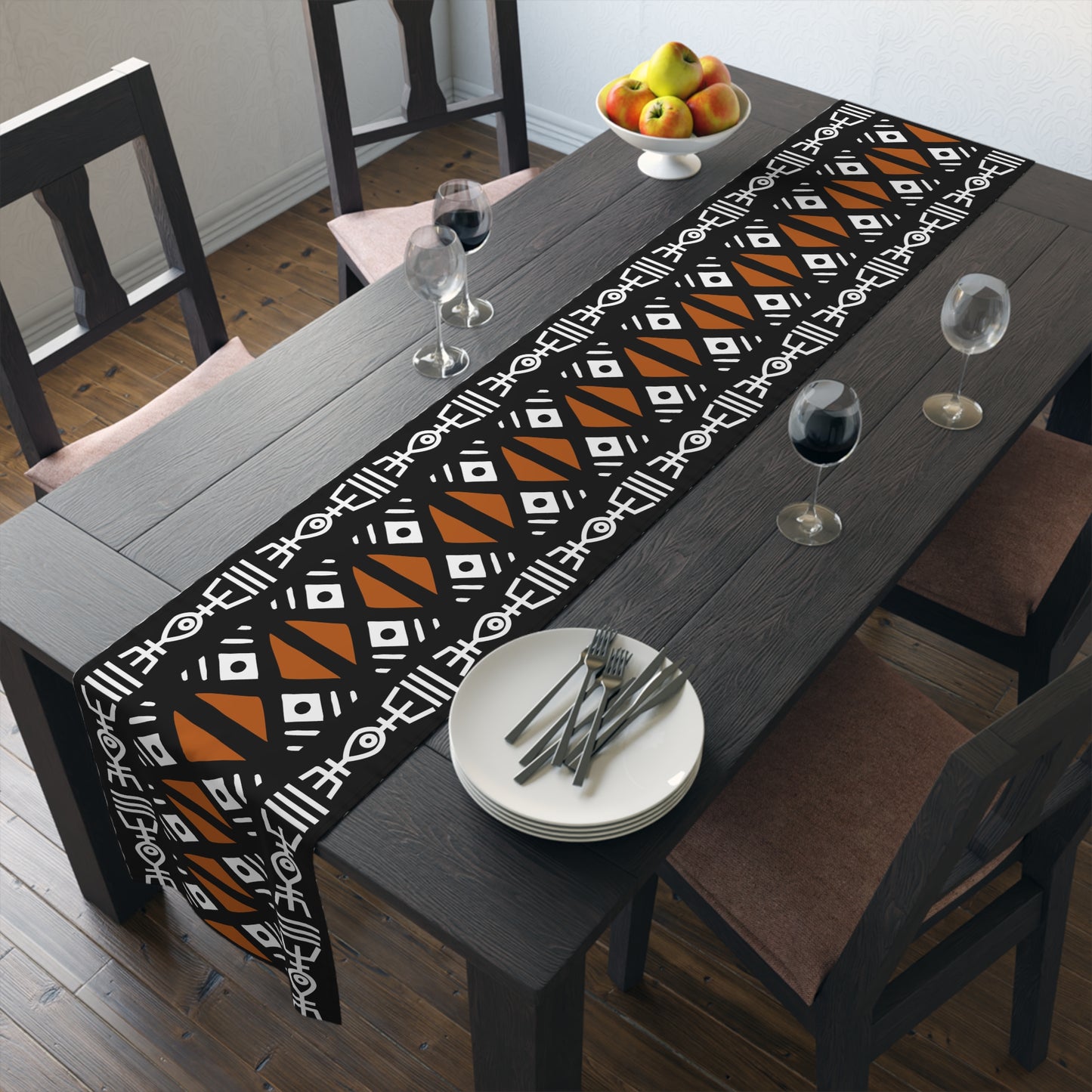 Mudcloth Design II Table Runner (Cotton, Poly)
