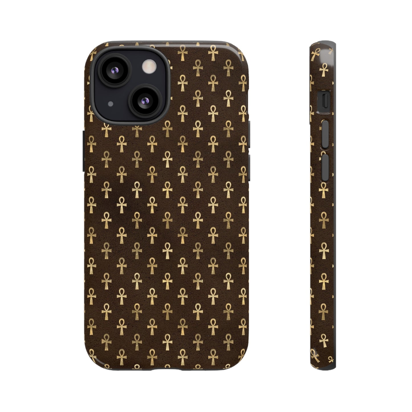 Brown Ankh iPhone Tough Cases | Egyptian iPhone Case | Ankh iPhone Case