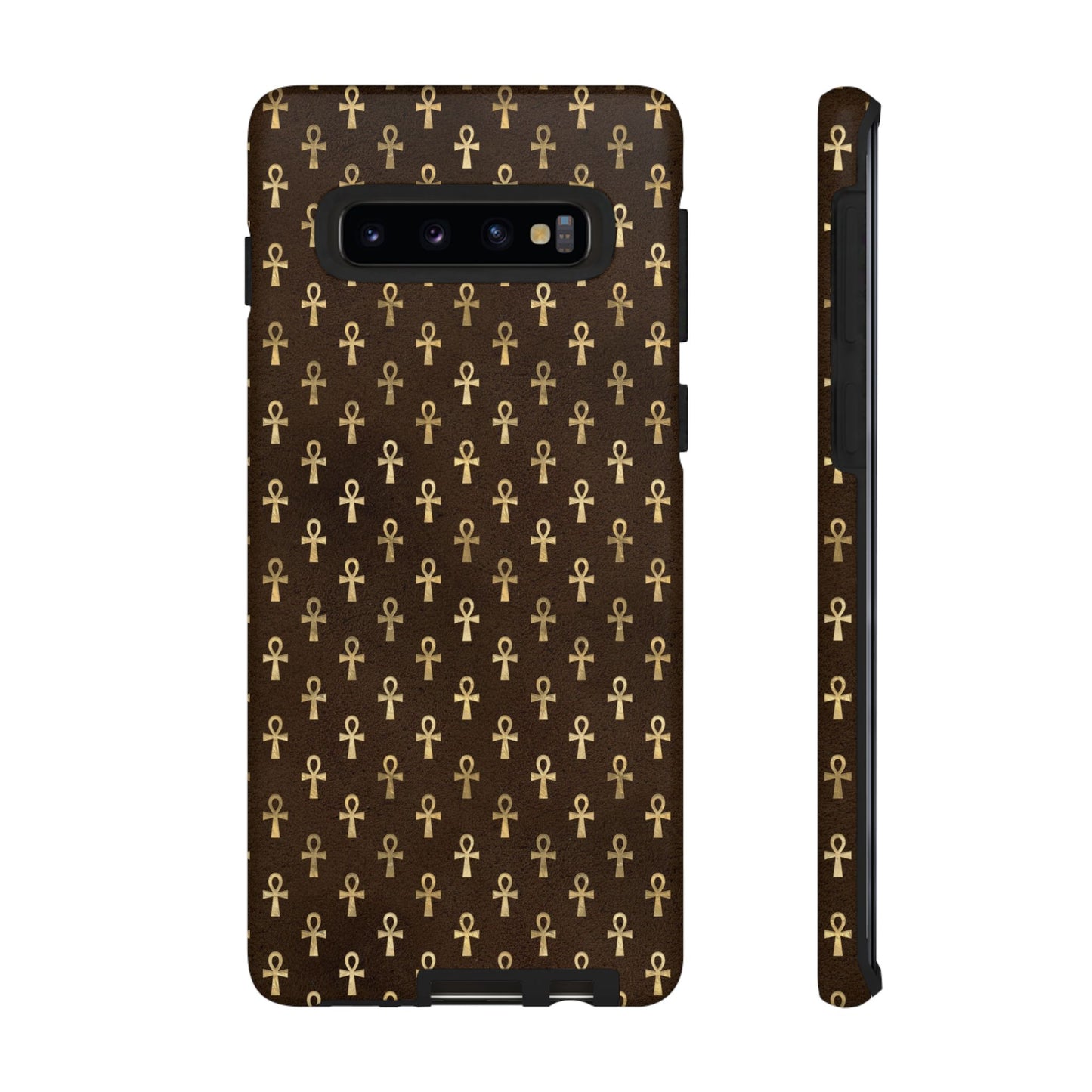 Brown Ankh Samsung Tough Cases | Egyptian Samsung Case | Ankh Samsung Case