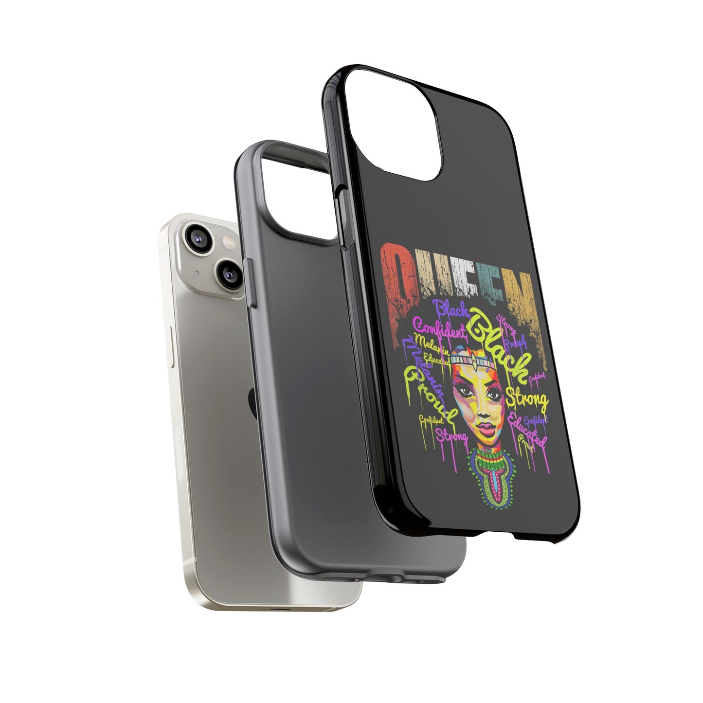 iPhone Black Queen Tough Cases | Ankara iPhone Case | Afrocentric iPhone Case