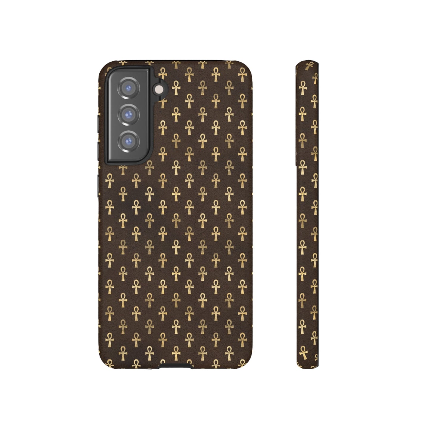 Brown Ankh Samsung Tough Cases | Egyptian Samsung Case | Ankh Samsung Case