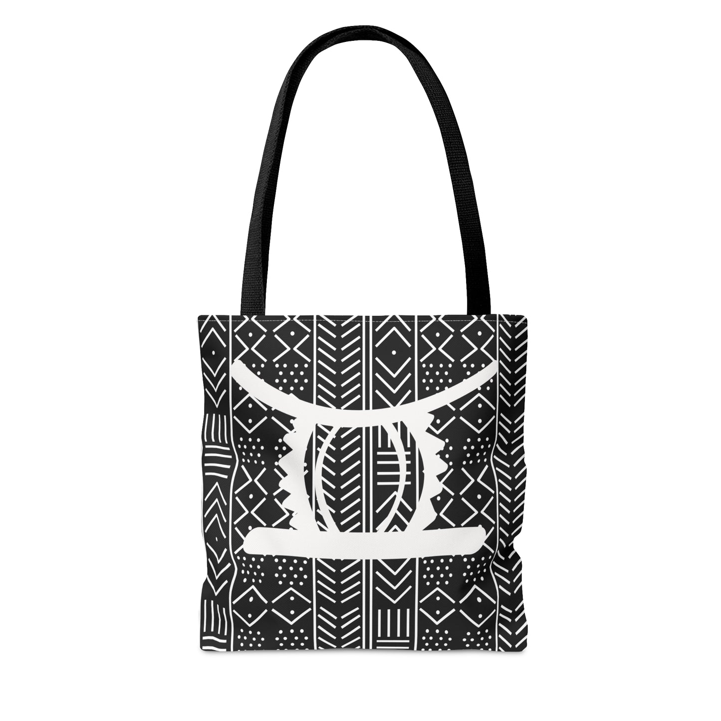 Black Ohene Adwa (King's Stool)Tote Bag