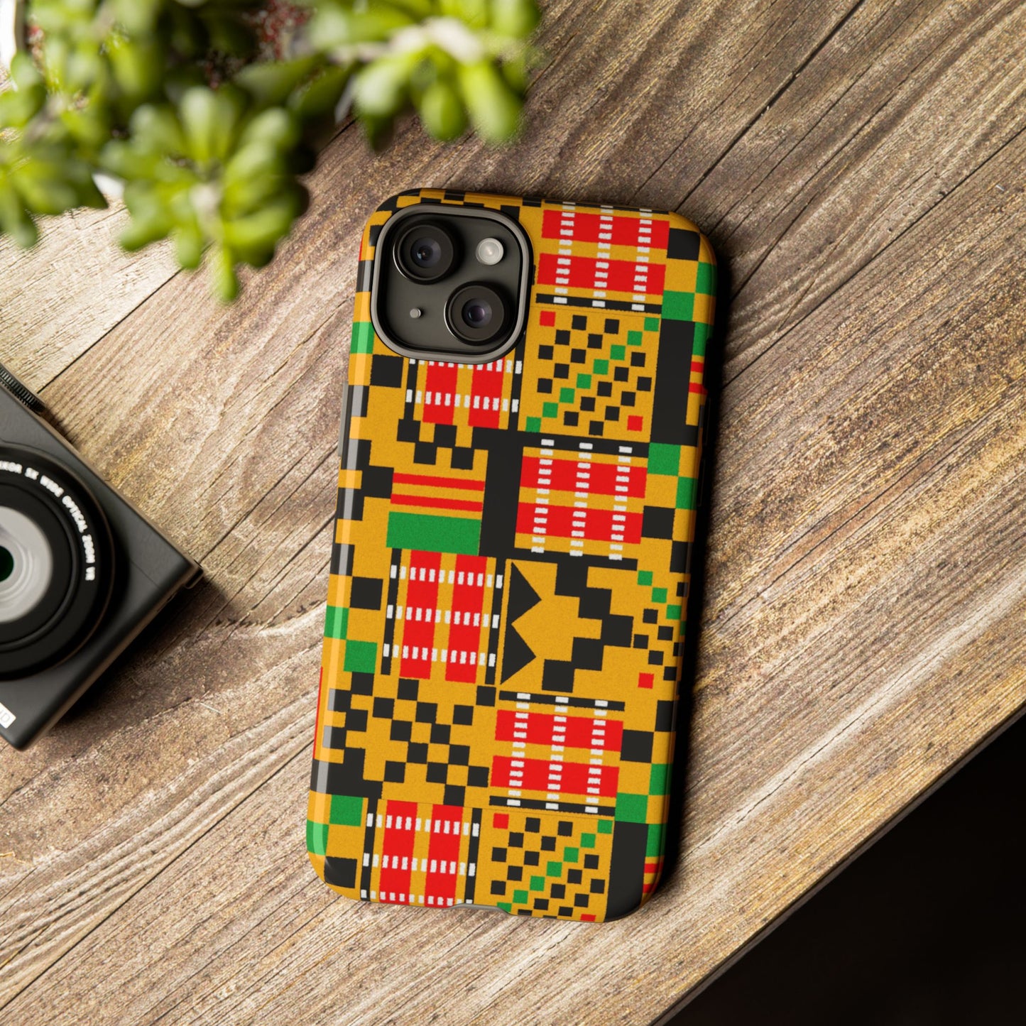 iPhone Kente Tough Cases | Ankara iPhone Case | Afrocentric iPhone Case