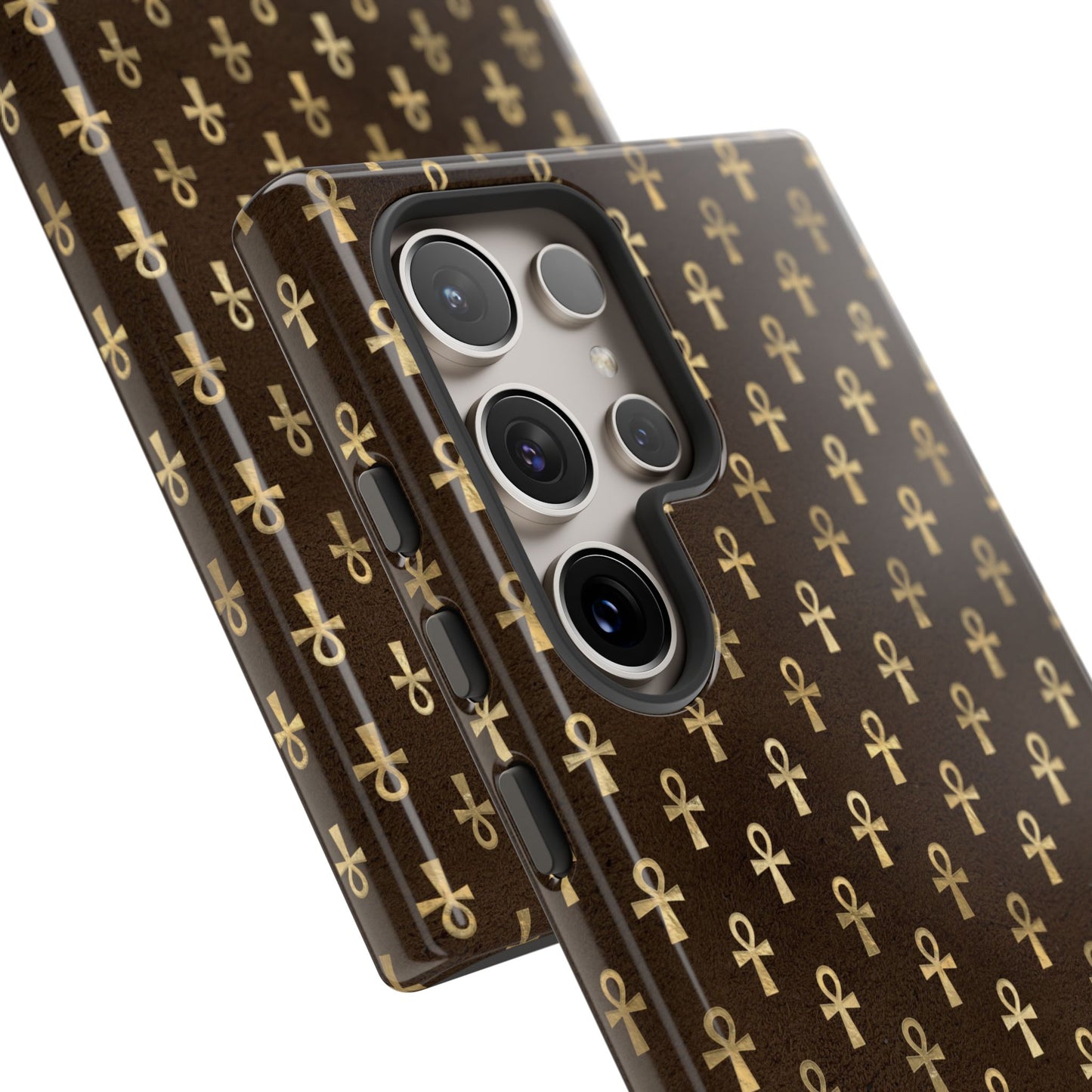 Brown Ankh Samsung Tough Cases | Egyptian Samsung Case | Ankh Samsung Case