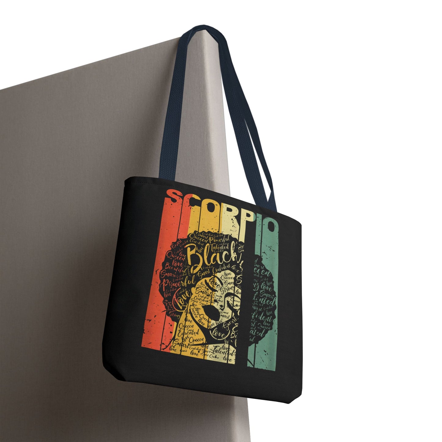 Scorpio Melanin Tote Bag | Afrocentric Tote Bag