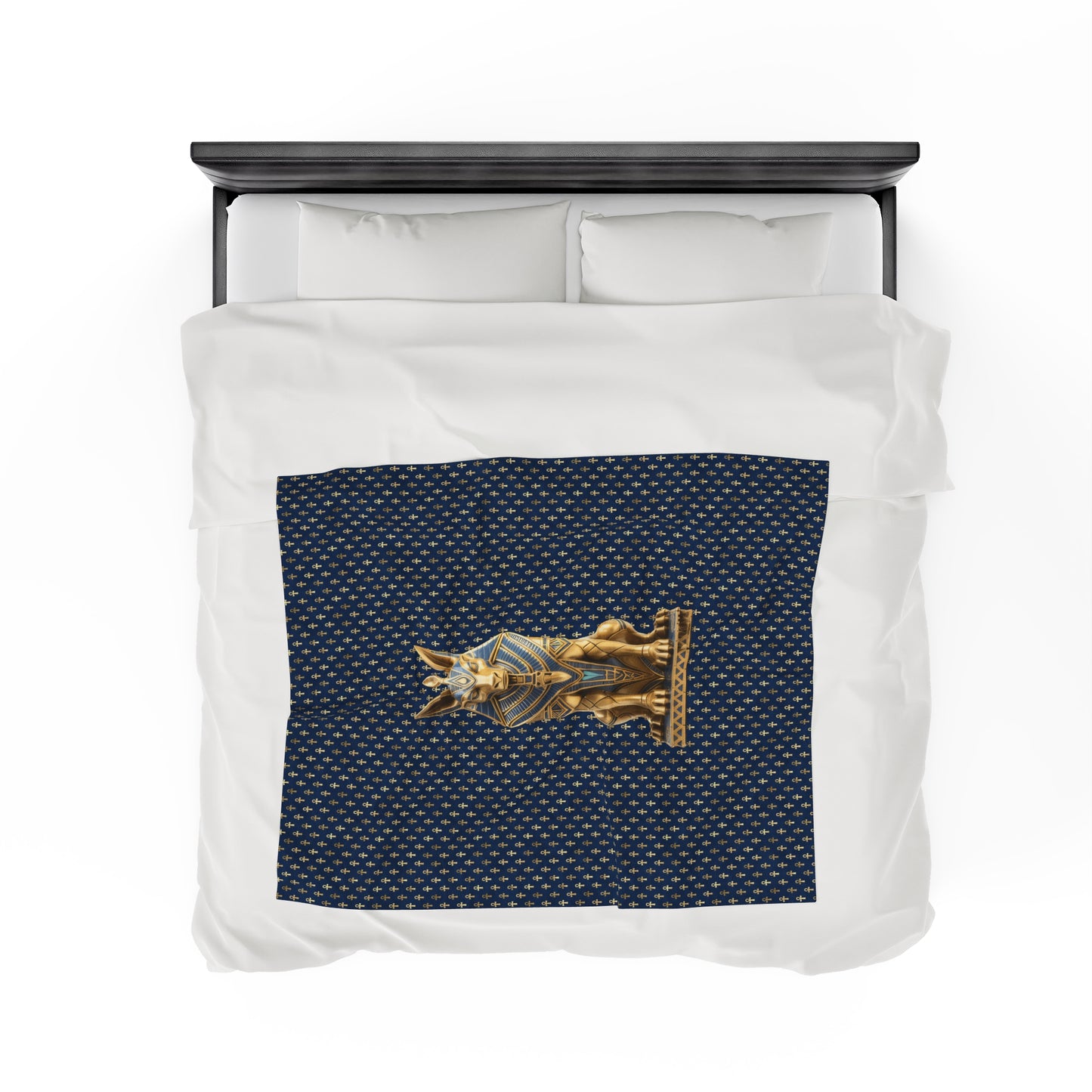 Anubis Egyptian Plush Blanket