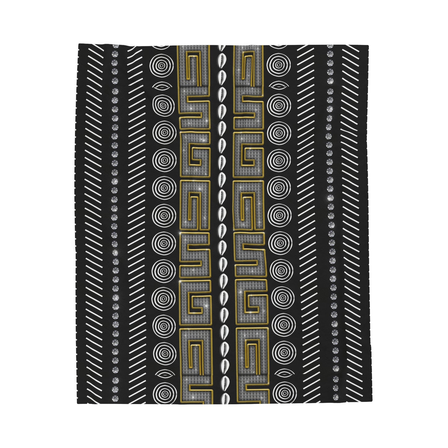 Bling Mudcloth Inspired Blanket