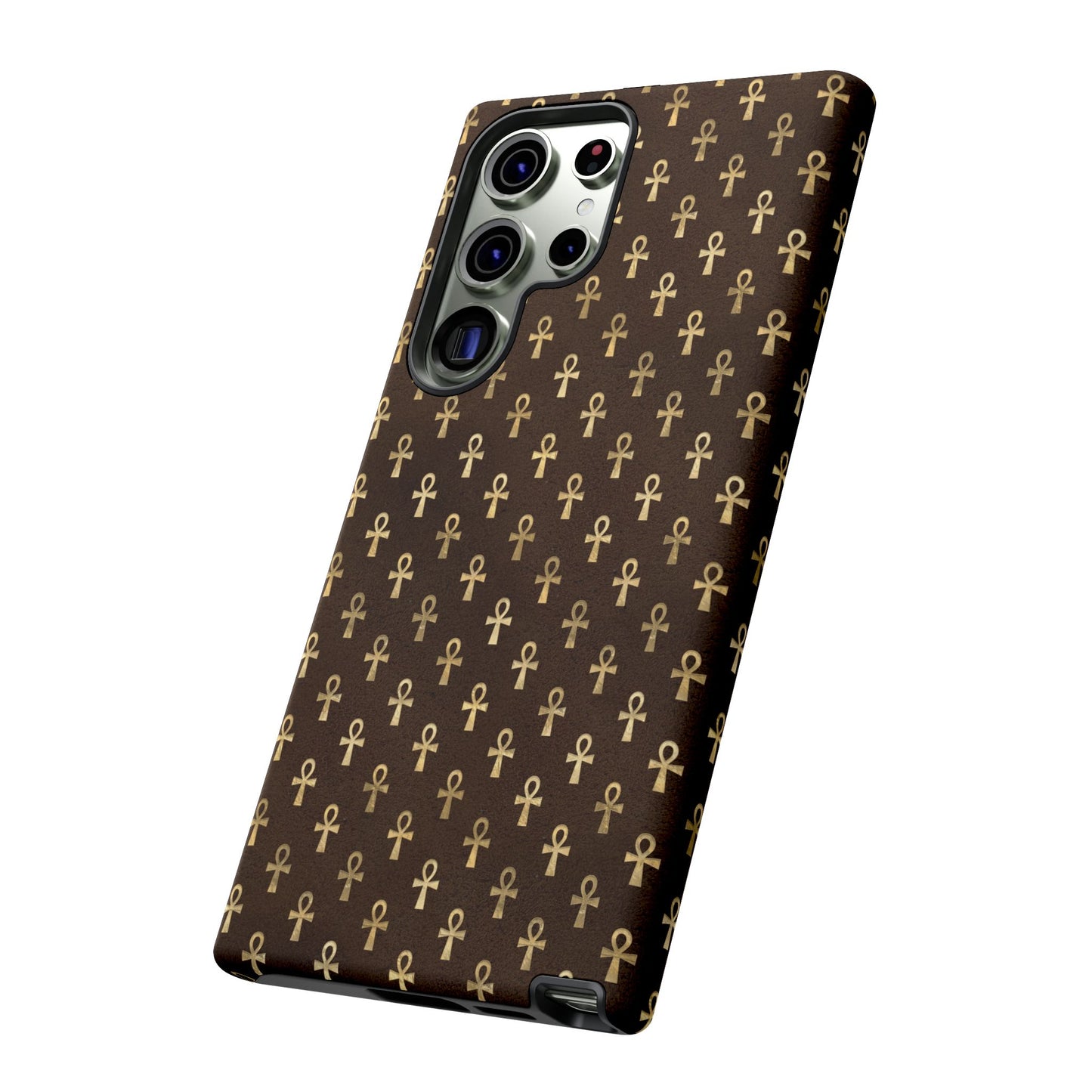 Brown Ankh Samsung Tough Cases | Egyptian Samsung Case | Ankh Samsung Case