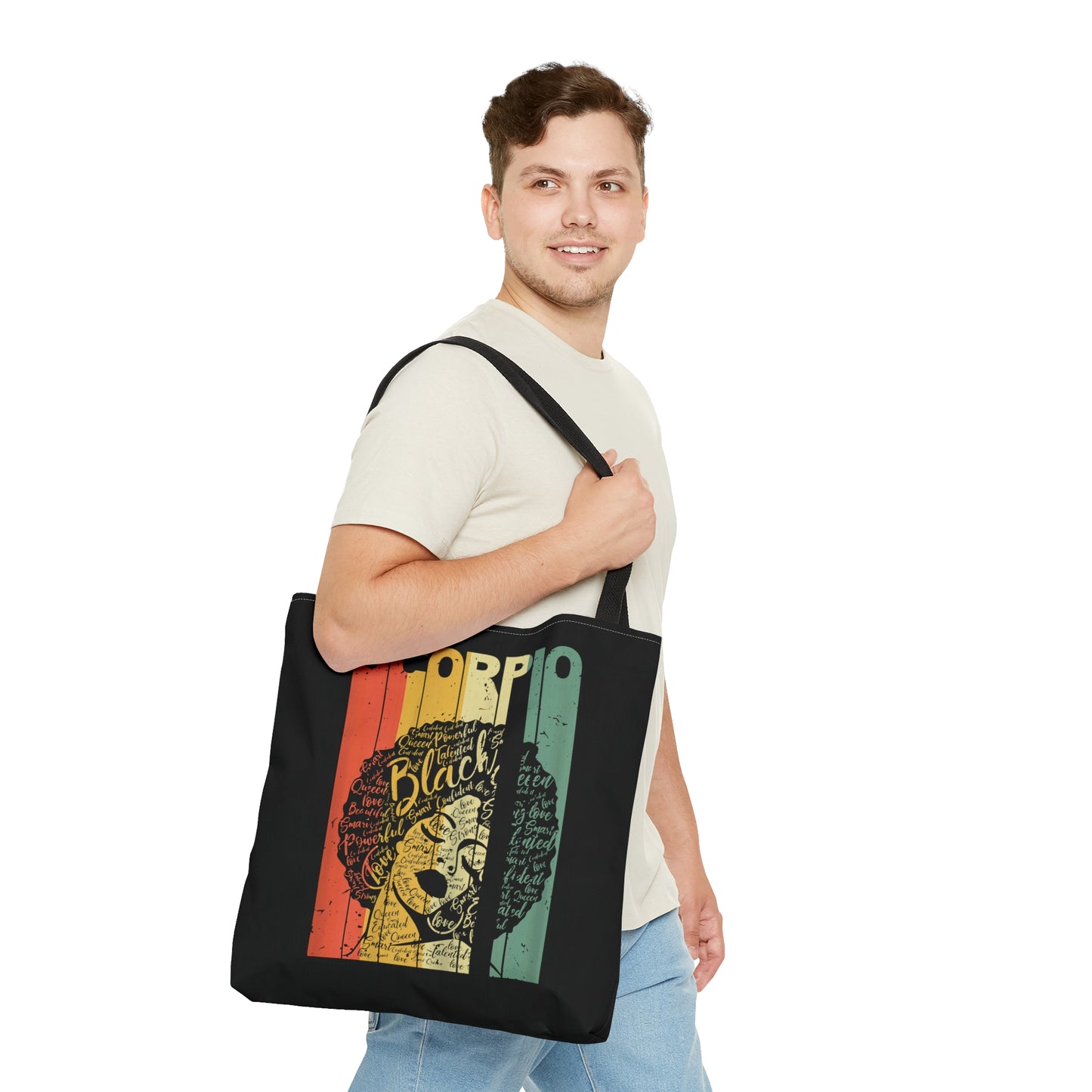 Scorpio Melanin Tote Bag | Afrocentric Tote Bag