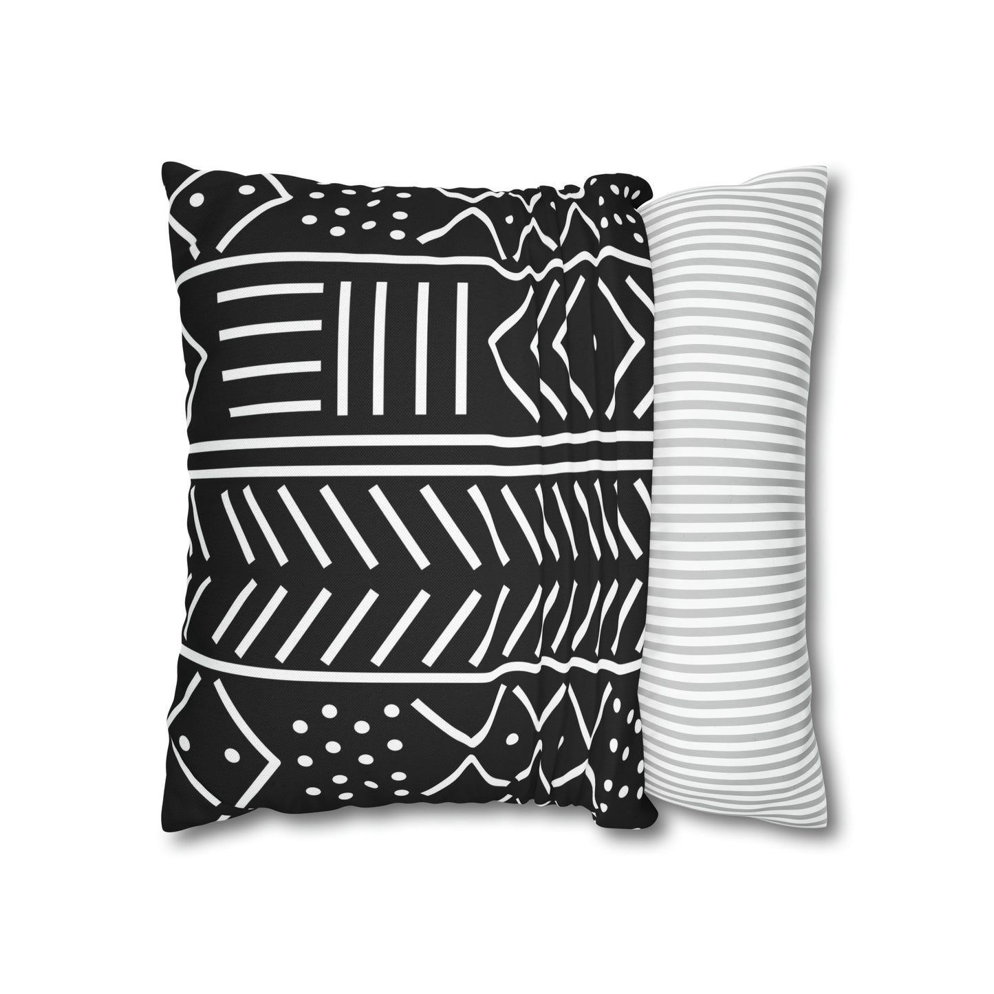 Tribal Square Pillow Case | Afrocentric Pillow Case | Mudcloth Pillow Case