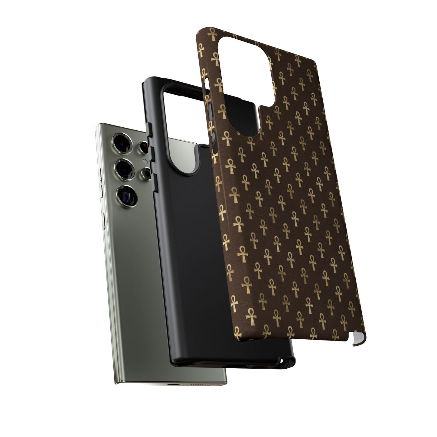 Brown Ankh Samsung Tough Cases | Egyptian Samsung Case | Ankh Samsung Case