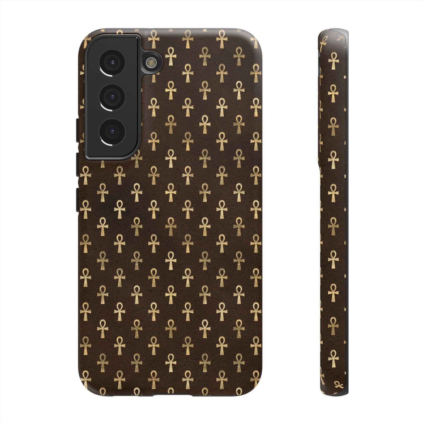 Brown Ankh Samsung Tough Cases | Egyptian Samsung Case | Ankh Samsung Case