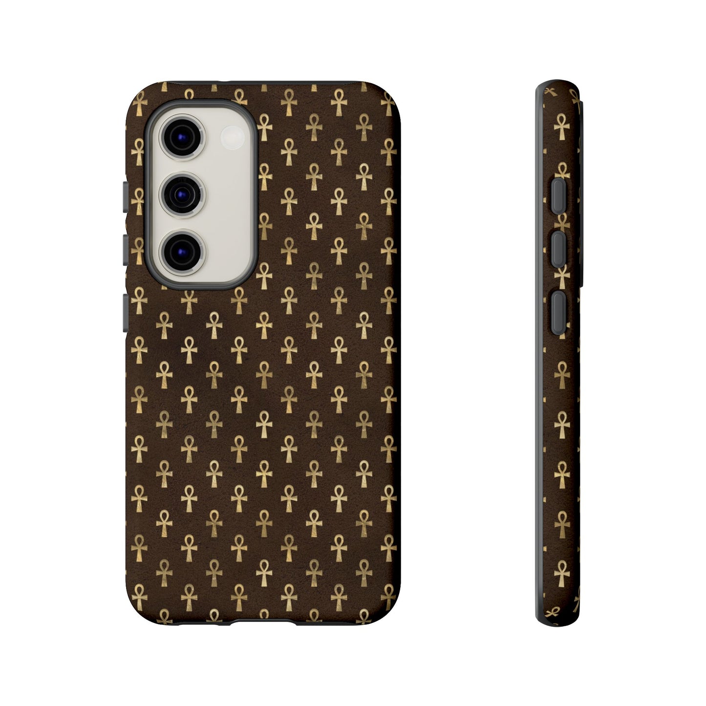 Brown Ankh Samsung Tough Cases | Egyptian Samsung Case | Ankh Samsung Case