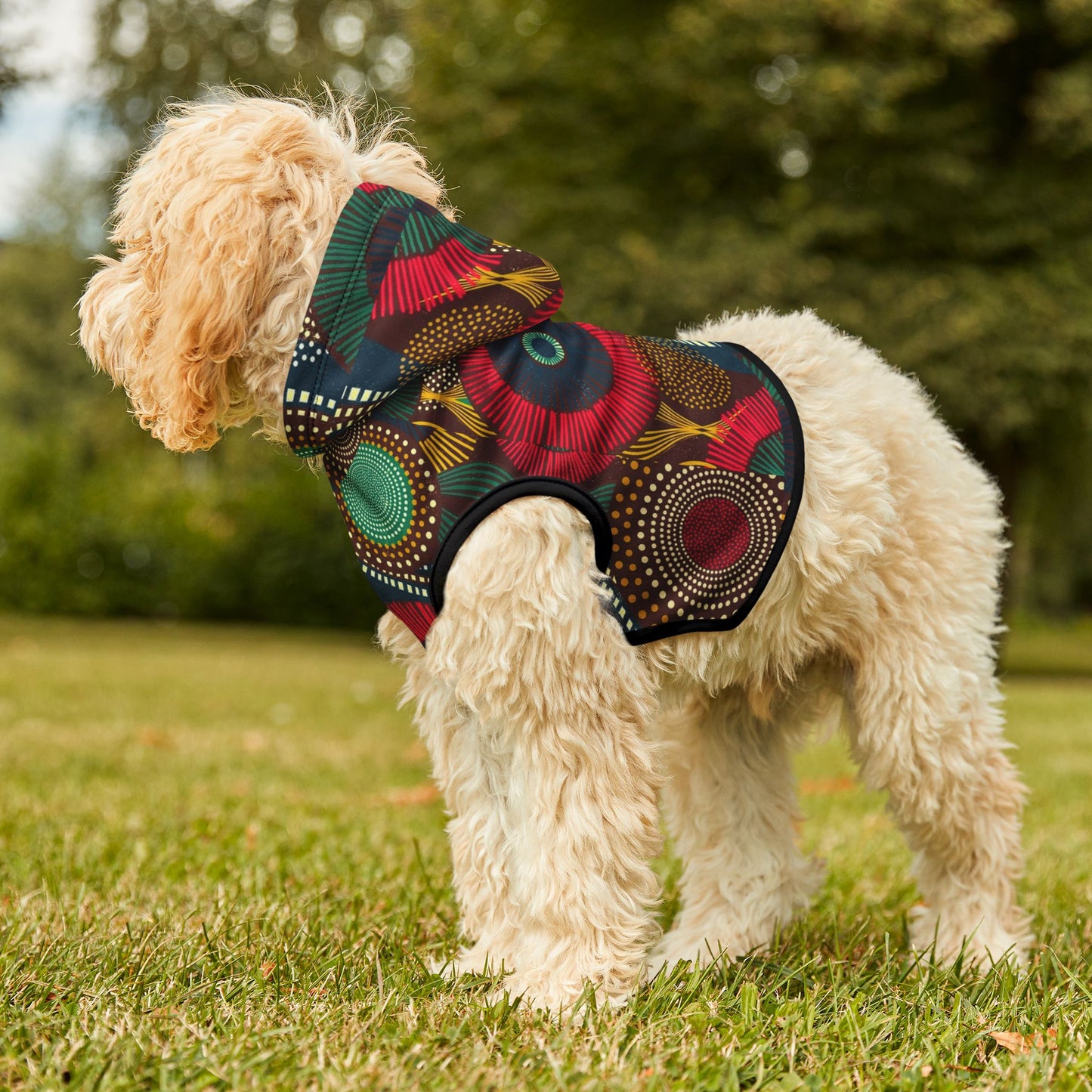 African Ankara Pet Hoodie