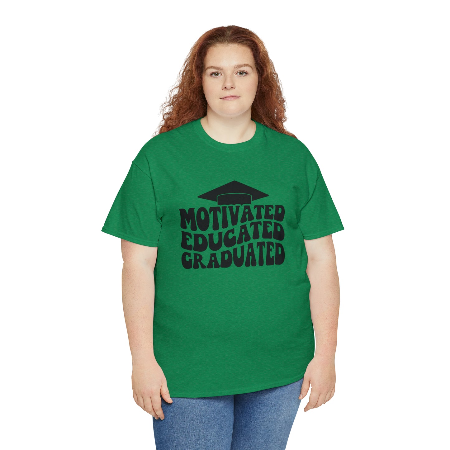 Motivated..Educated..Graduated Cotton Tee