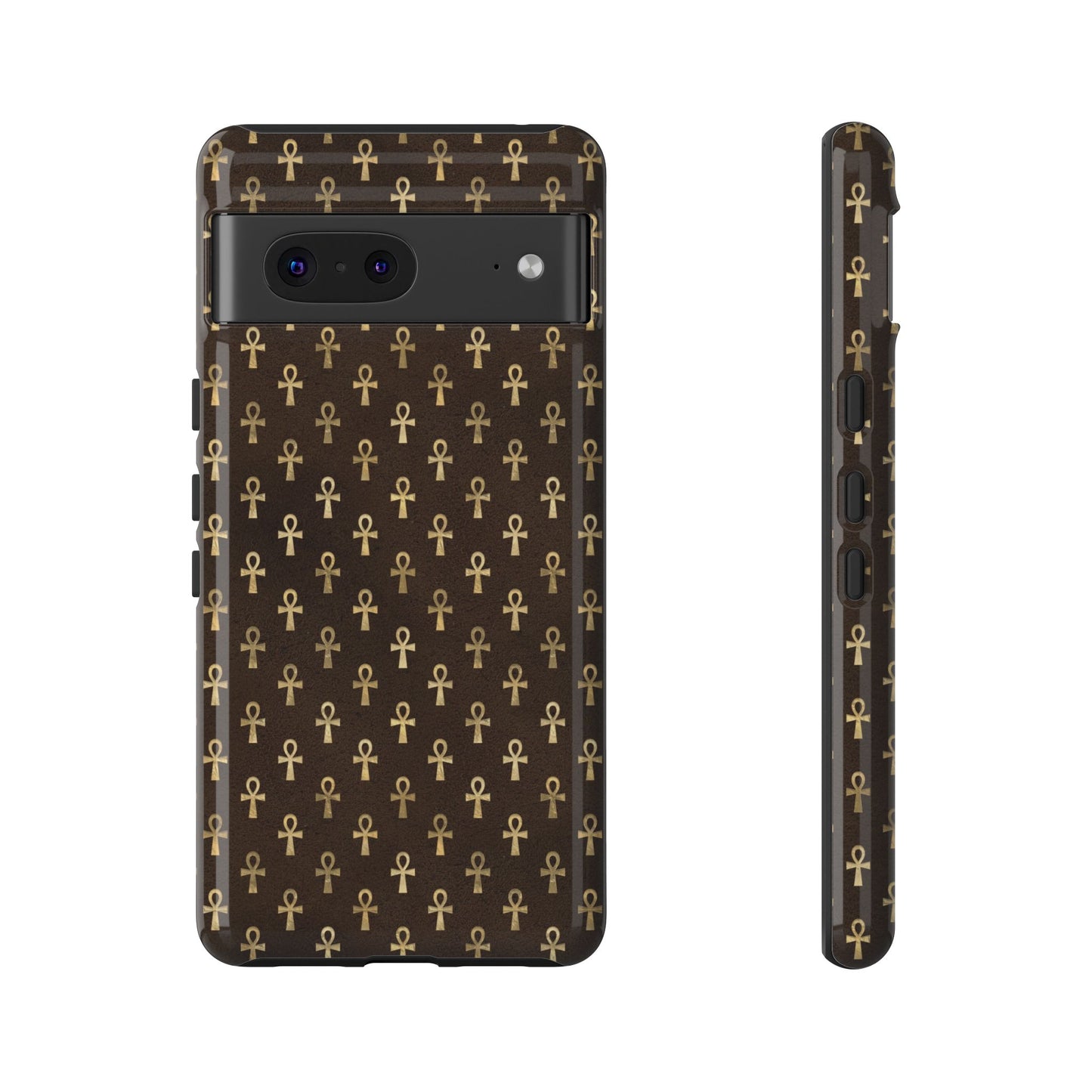 Brown Ankh Google Pixel Tough Cases | Egyptian Google Pixel Case | Ankh Google Pixel Case
