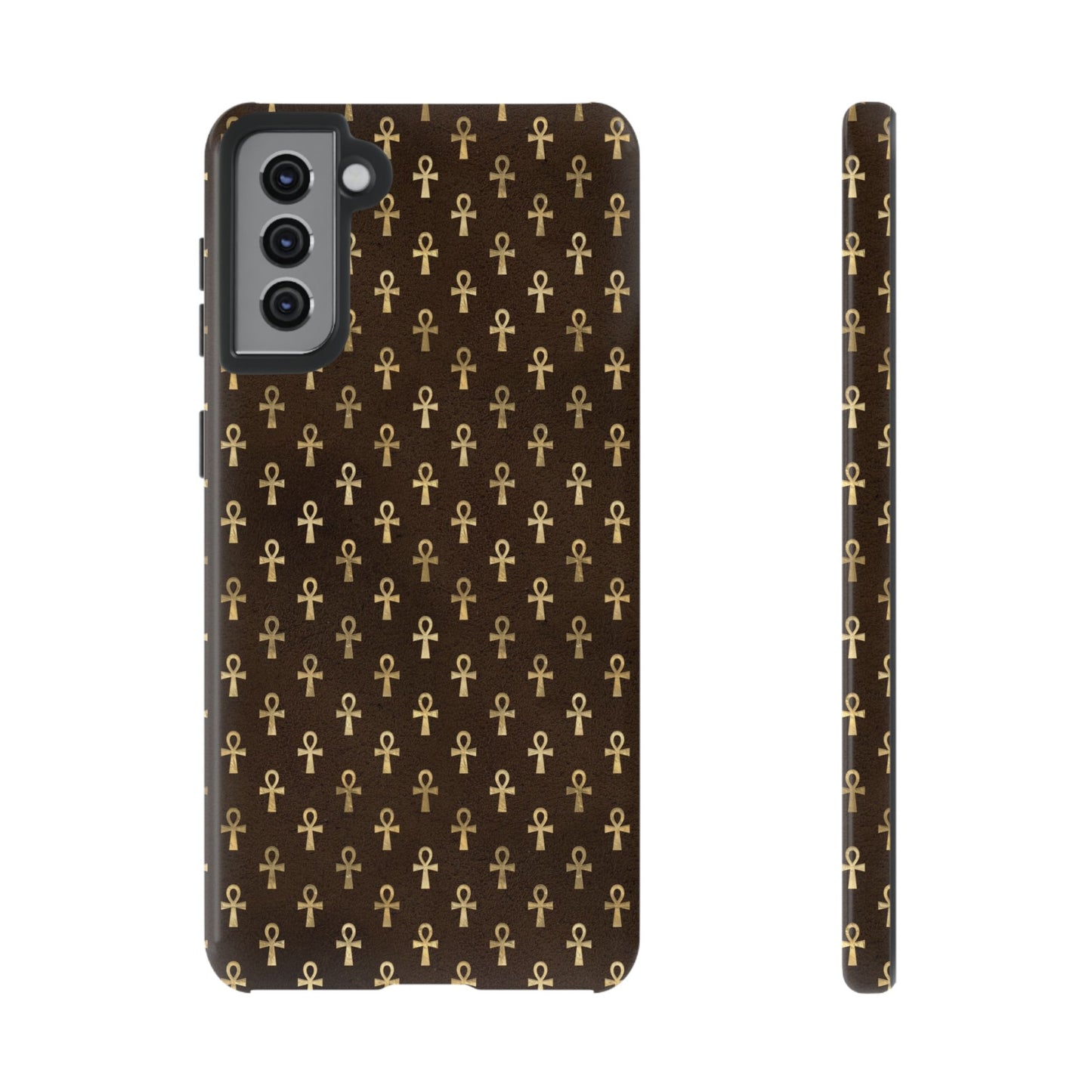 Brown Ankh Samsung Tough Cases | Egyptian Samsung Case | Ankh Samsung Case
