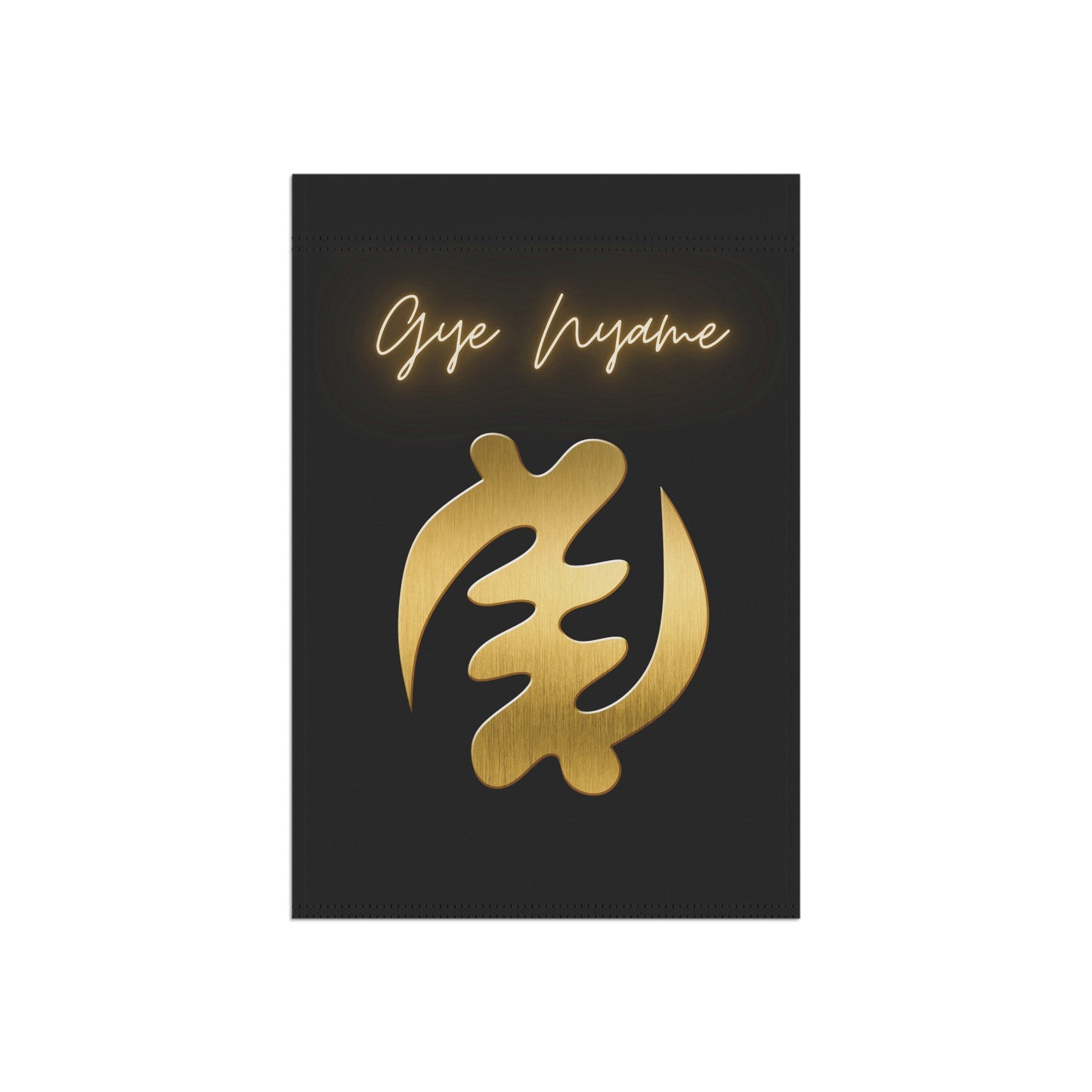 Gye Nyame Home Flag | House Banner | Black Gifts | Yard Gifts | Yard Flag | Adinkra Banner