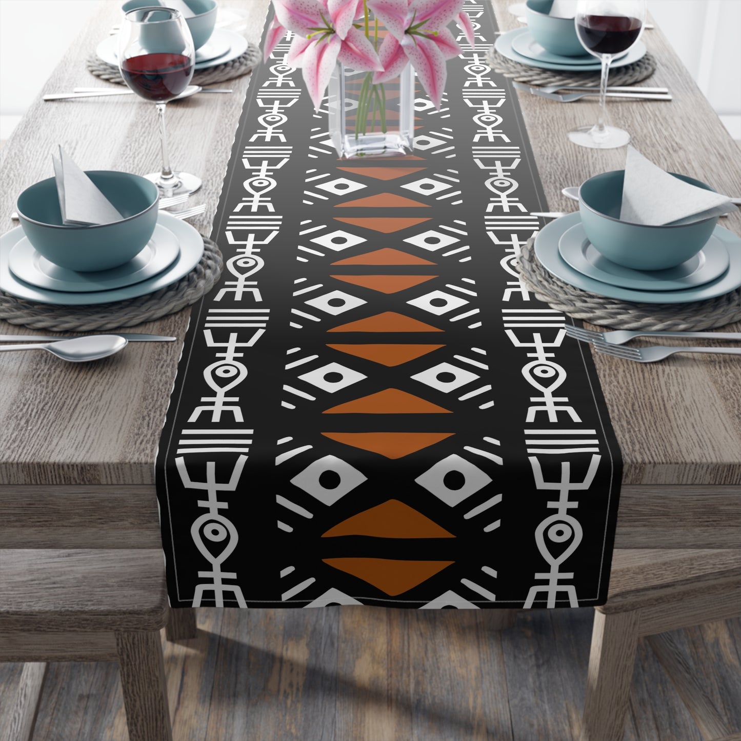 Mudcloth Design II Table Runner