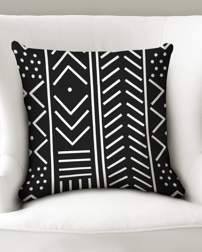 Mudcloth Inspired Throw Pillow Case 18"x18"