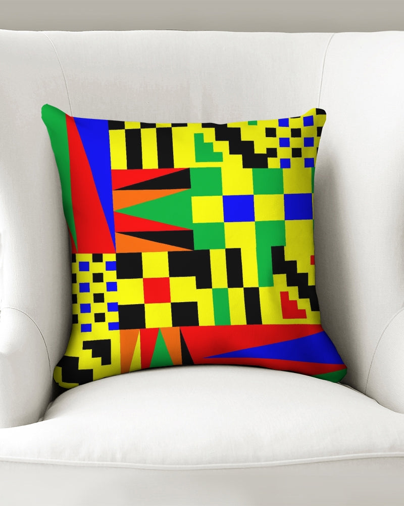 kente cloth4 Throw Pillow Case 16"x16"